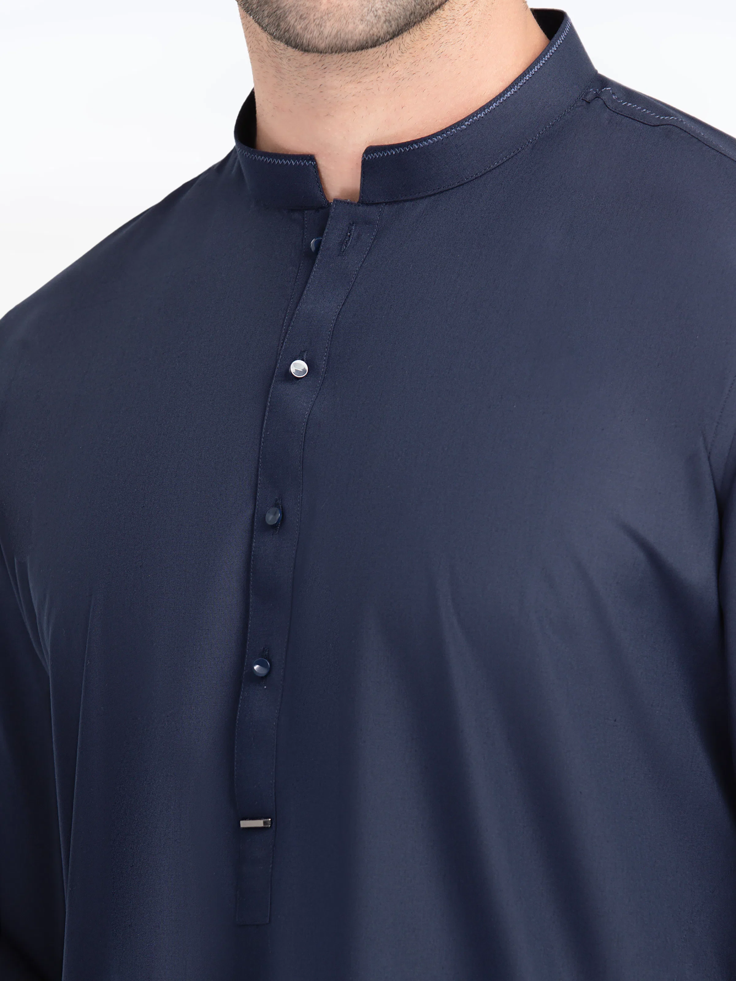 Embroidered Blended Kurta Pajama - EMTKPT5-053 - Image 3