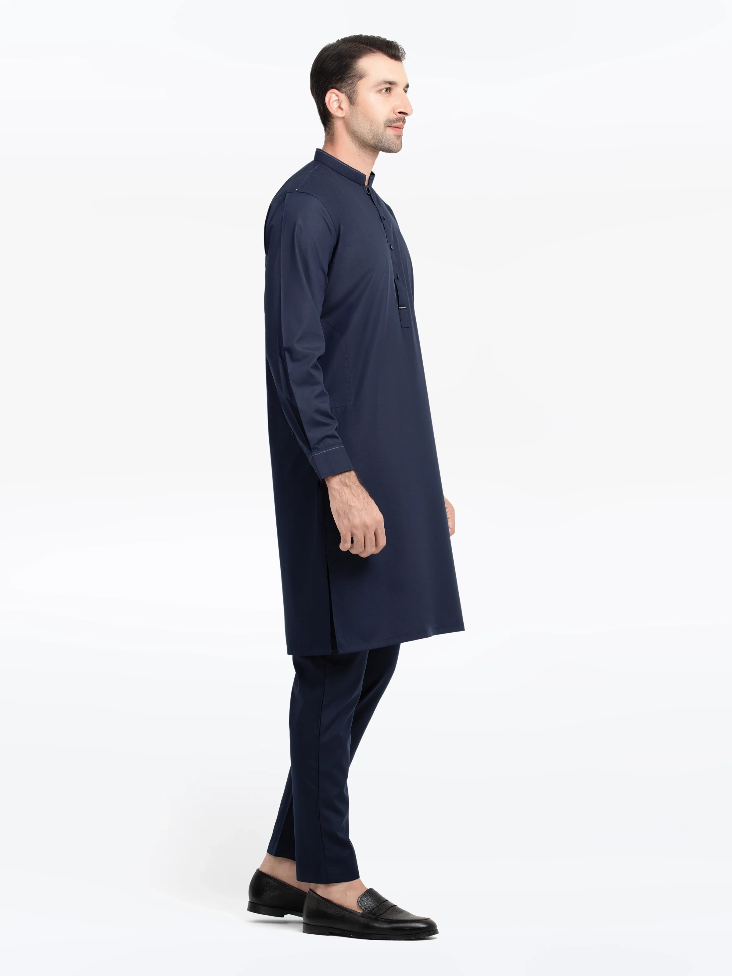 Embroidered Blended Kurta Pajama - EMTKPT5-053 - Image 4