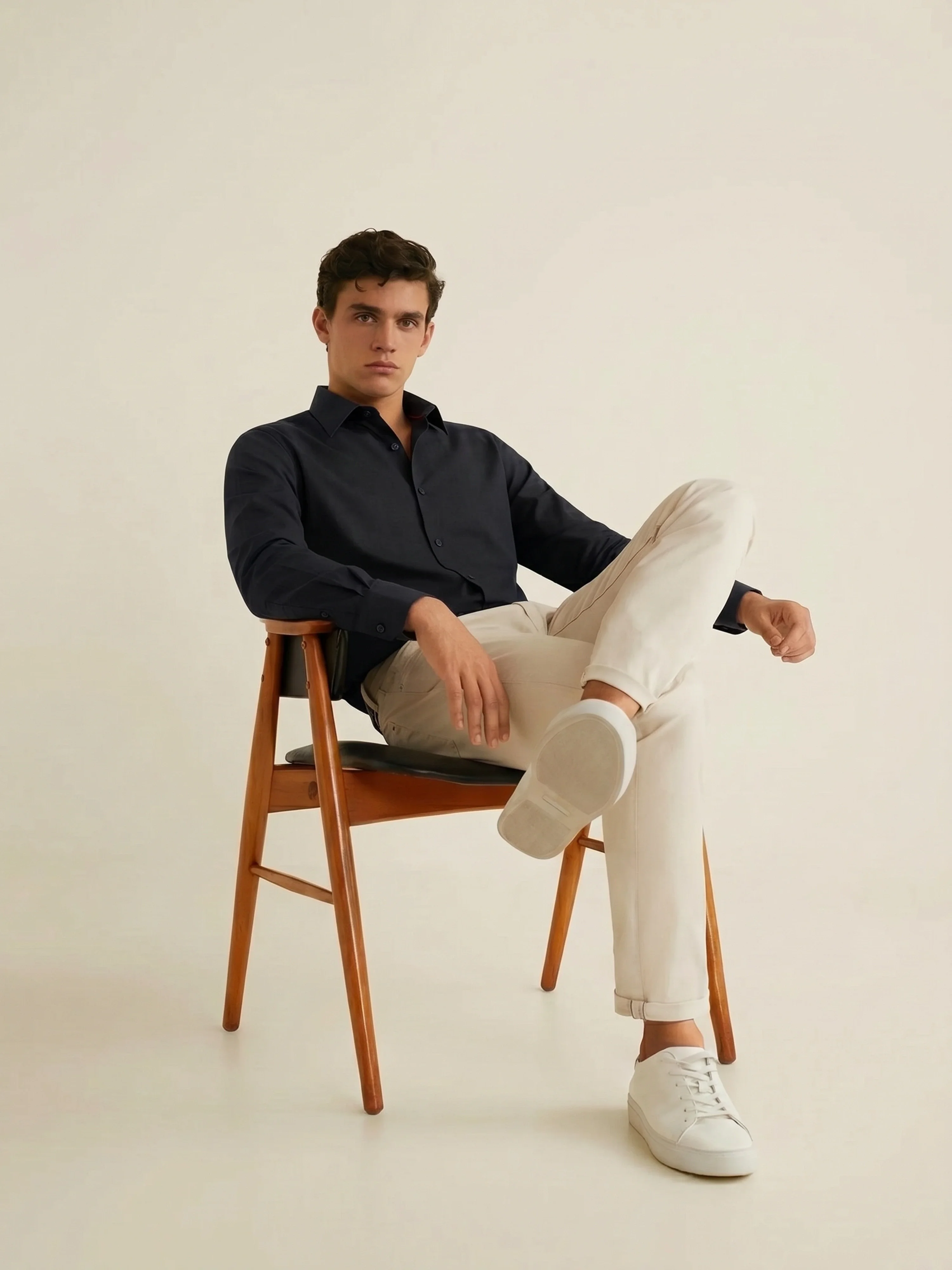 Business Solid Shirt - EMTSB6-229