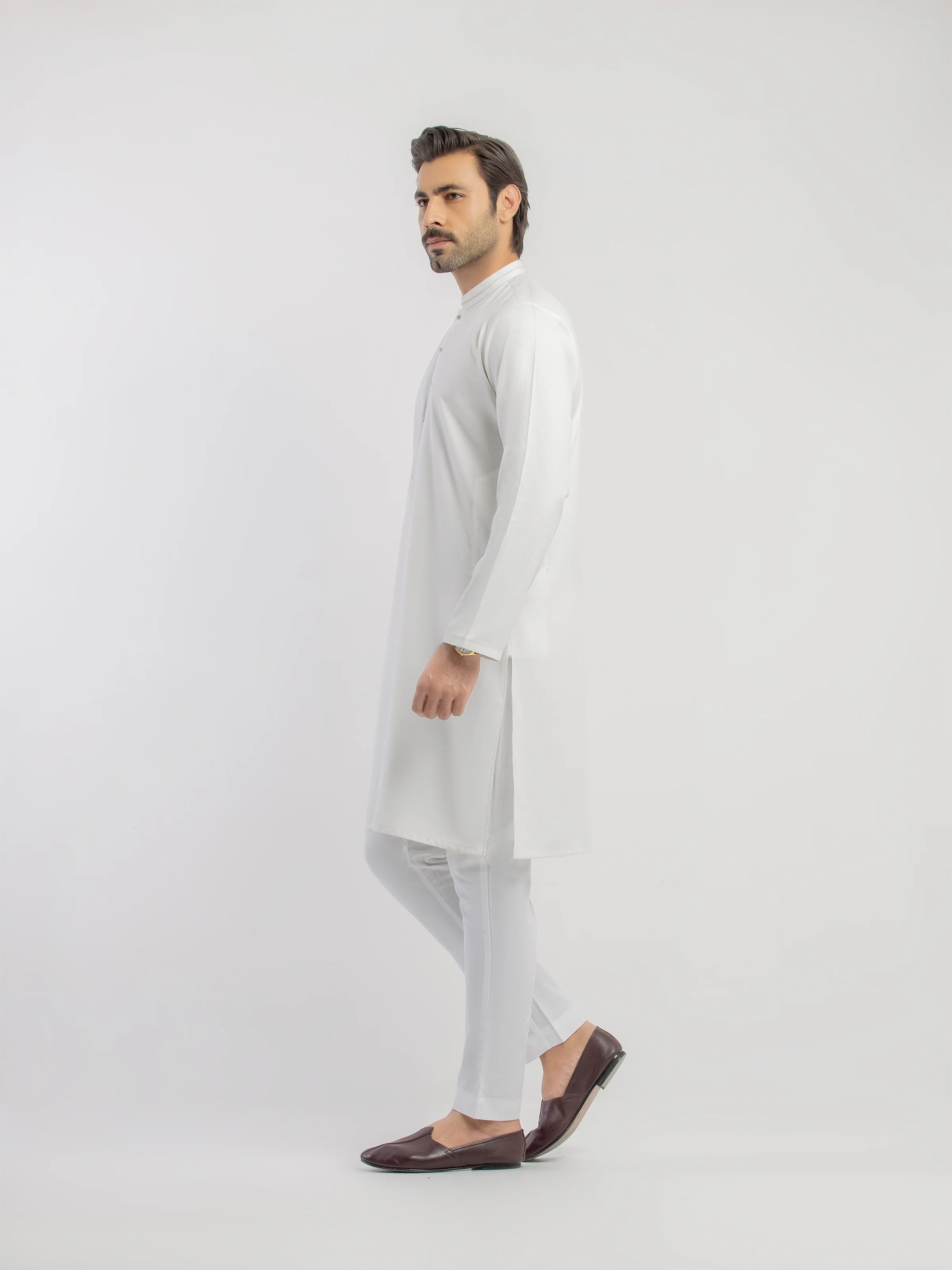 Dobby Kurta Pajama - EMTKPT5-100 - Image 4
