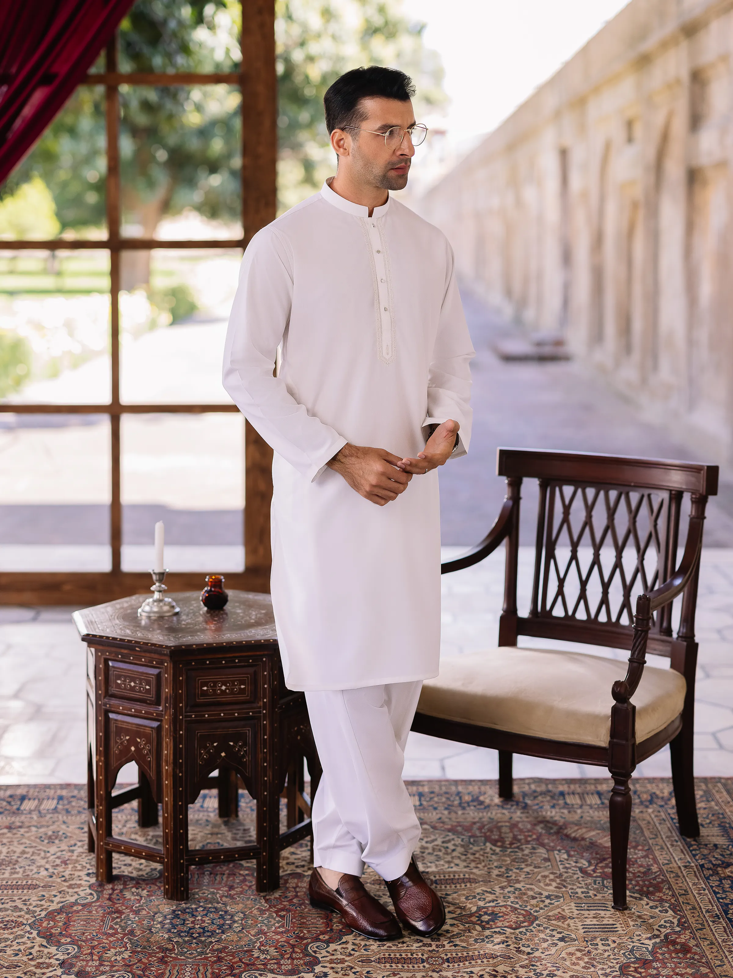 Embroidered Blended Shalwar Kameez - EMTKS5-41161 - Image 2