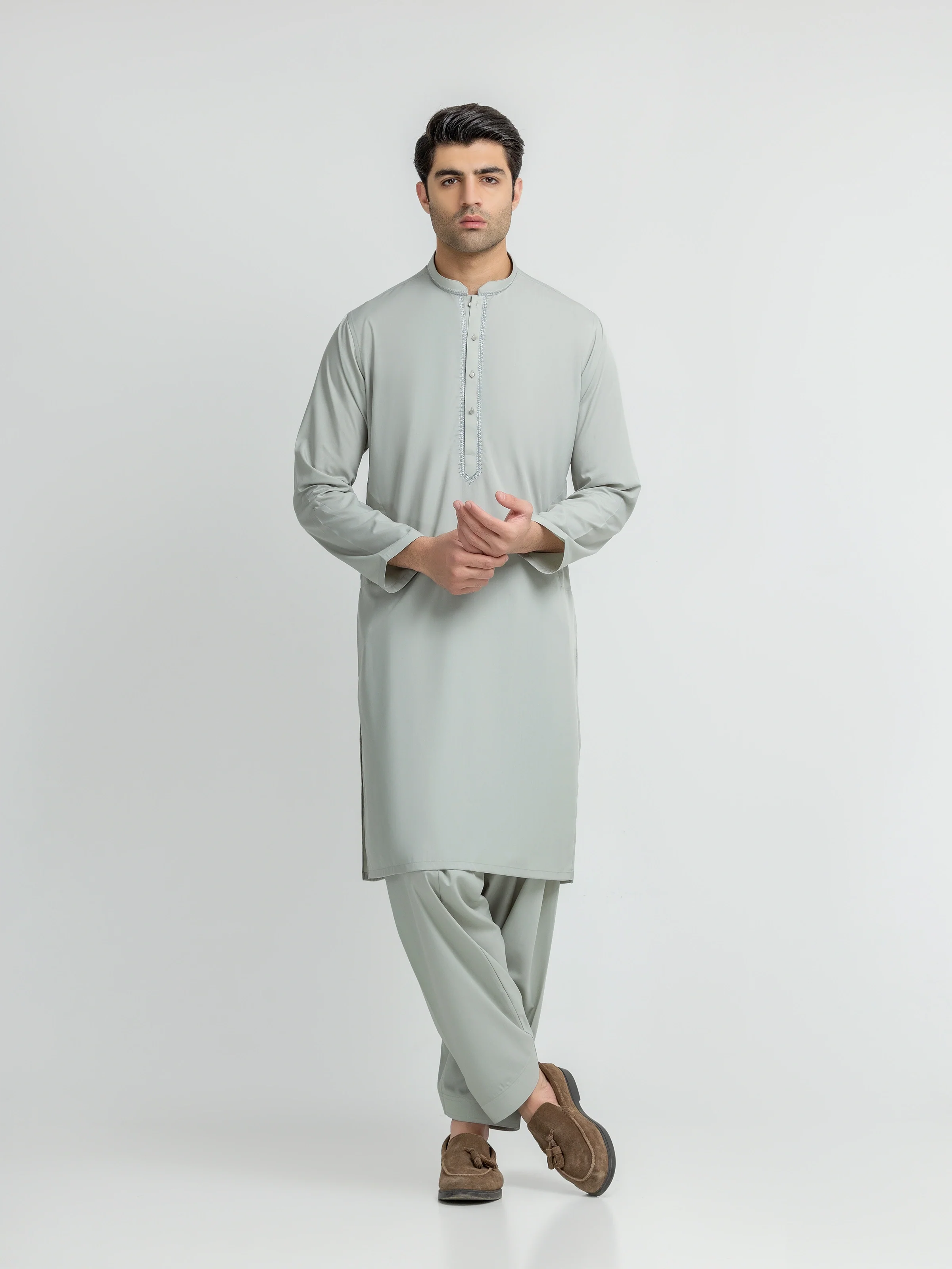 Embroidered Blended Shalwar Kameez - EMTKS5-41234
