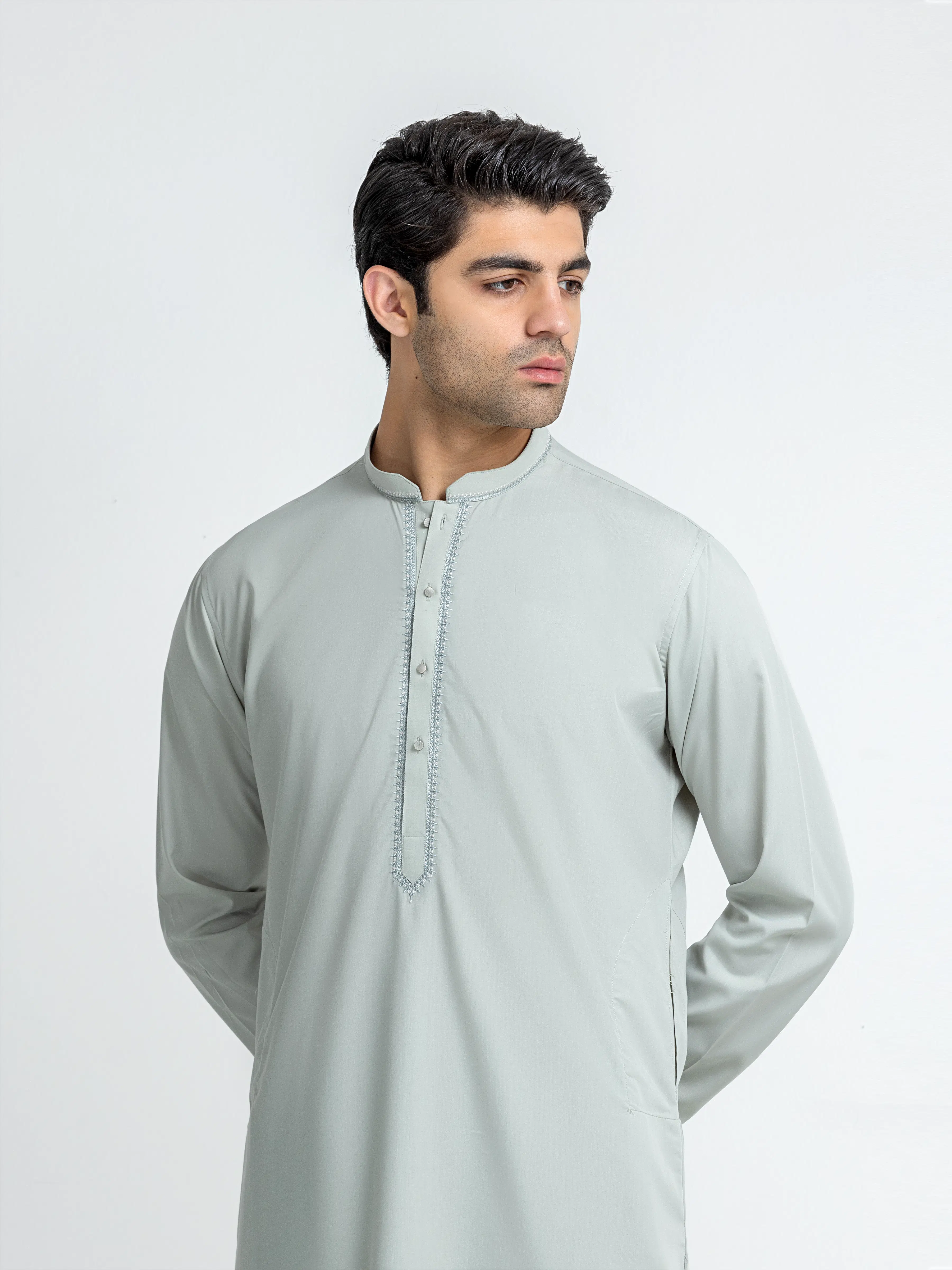 Embroidered Blended Shalwar Kameez - EMTKS5-41234 - Image 2