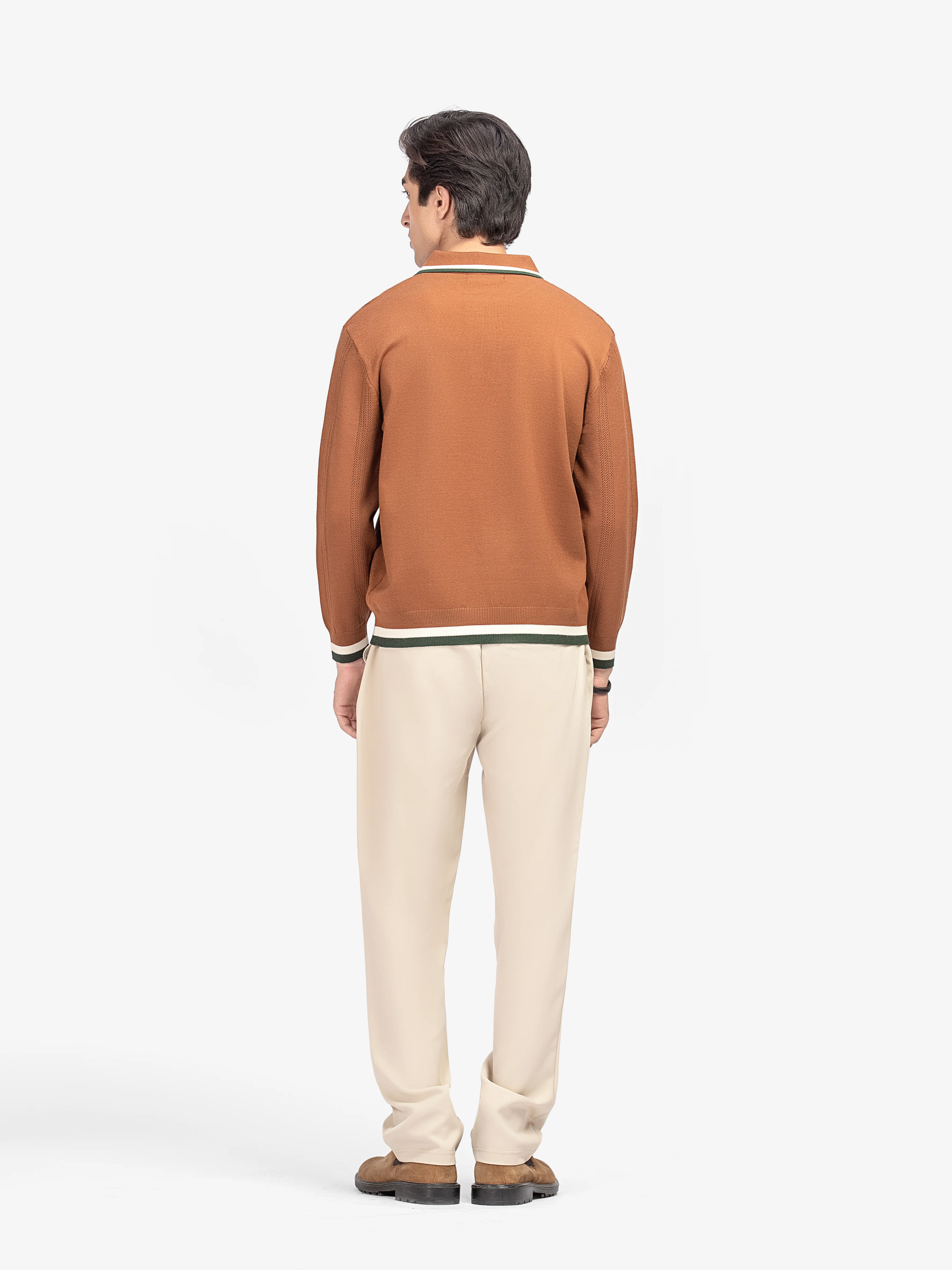 Quarter Zip-Up Sweater - EMTSWT5-020 - Image 4