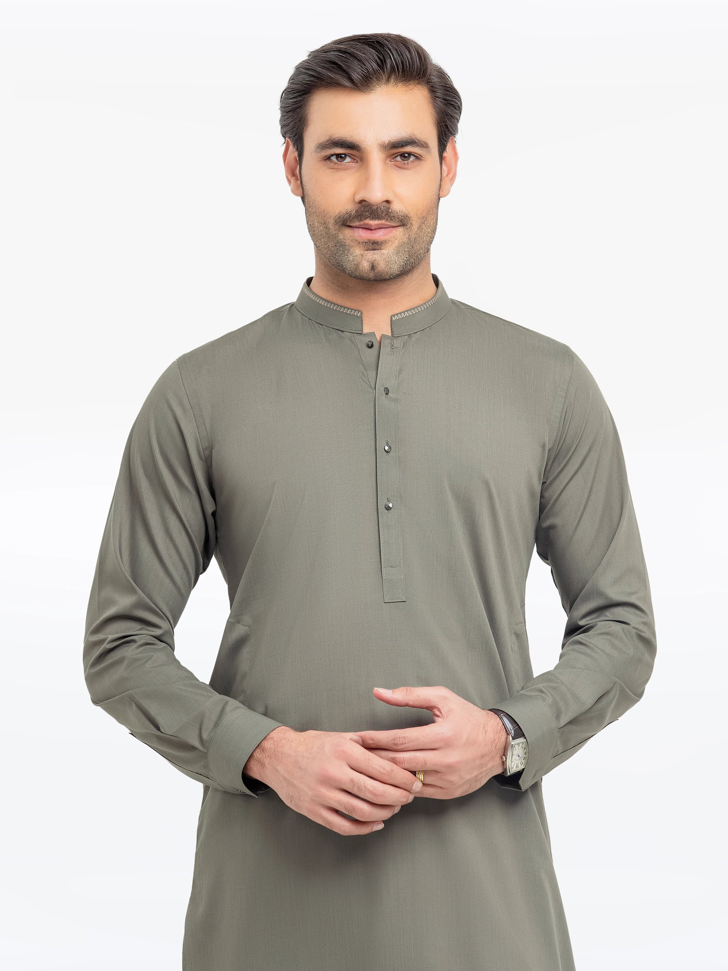 Embroidered Blended Shalwar Kameez - EMTKST5-99538 - Image 2
