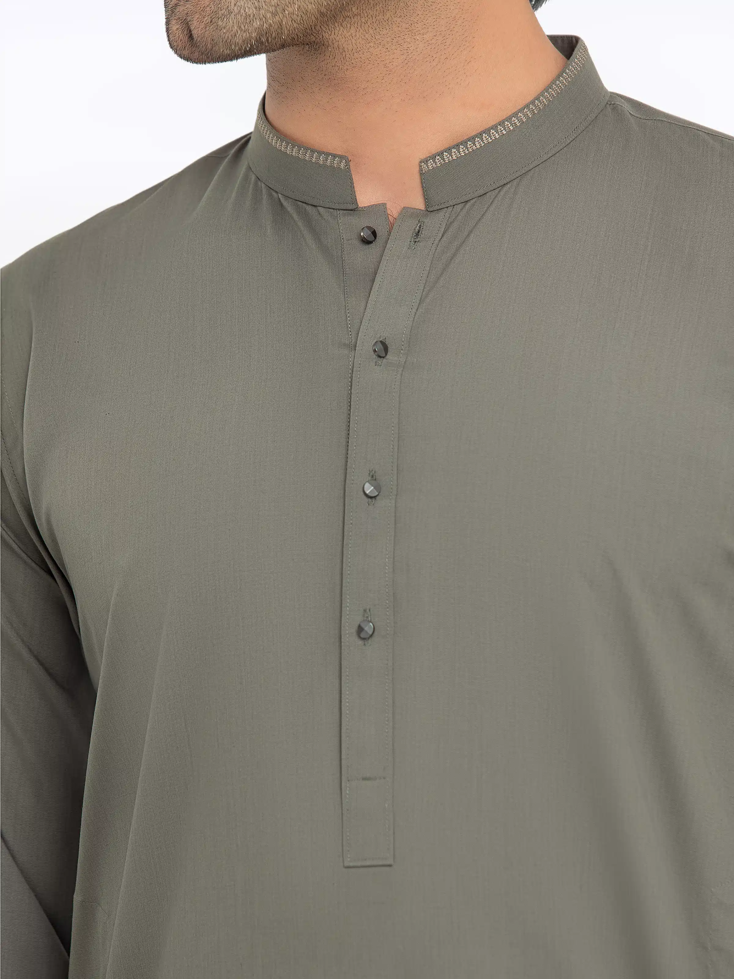 Embroidered Blended Shalwar Kameez - EMTKST5-99538 - Image 3