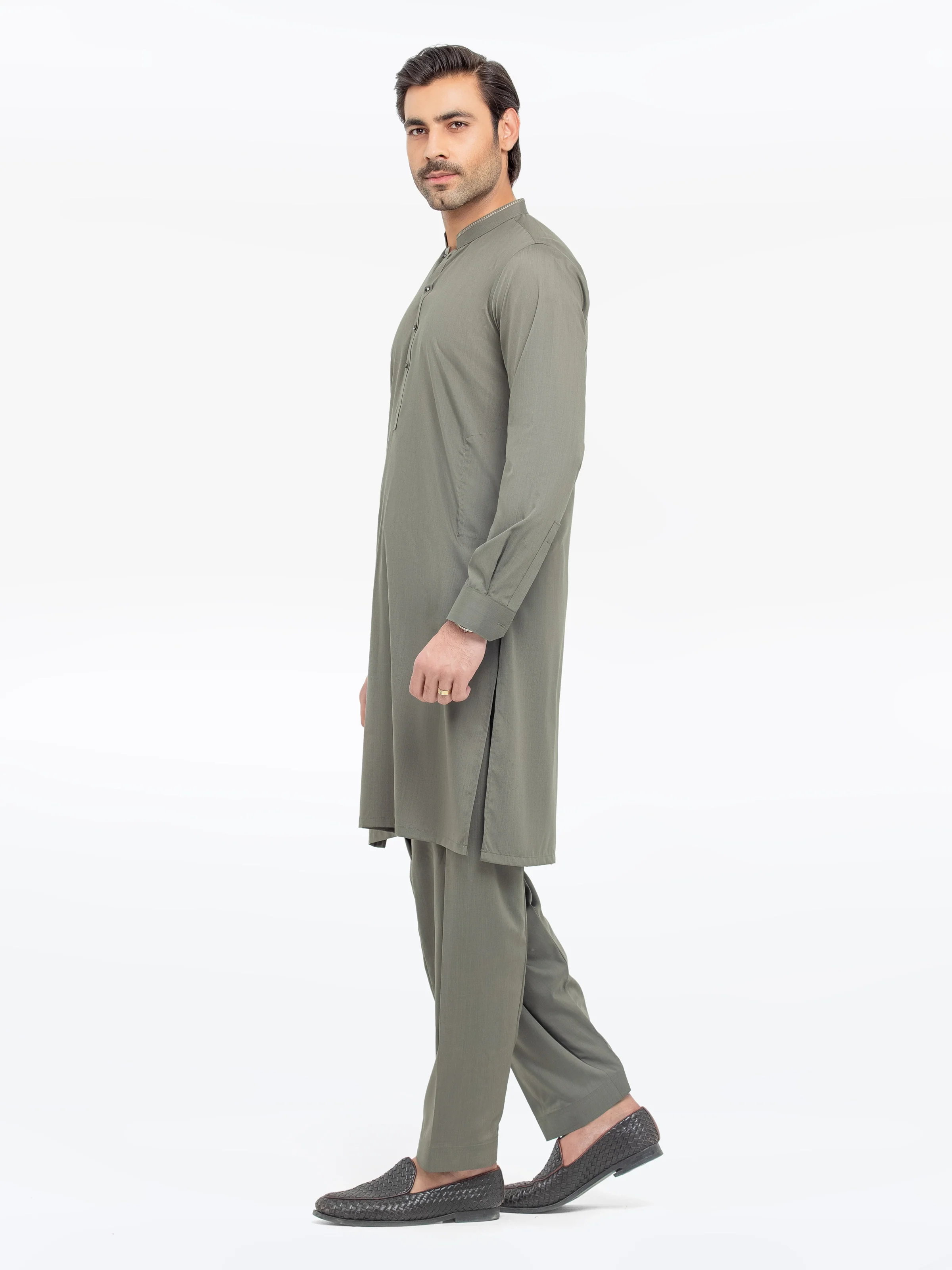 Embroidered Blended Shalwar Kameez - EMTKST5-99538 - Image 5