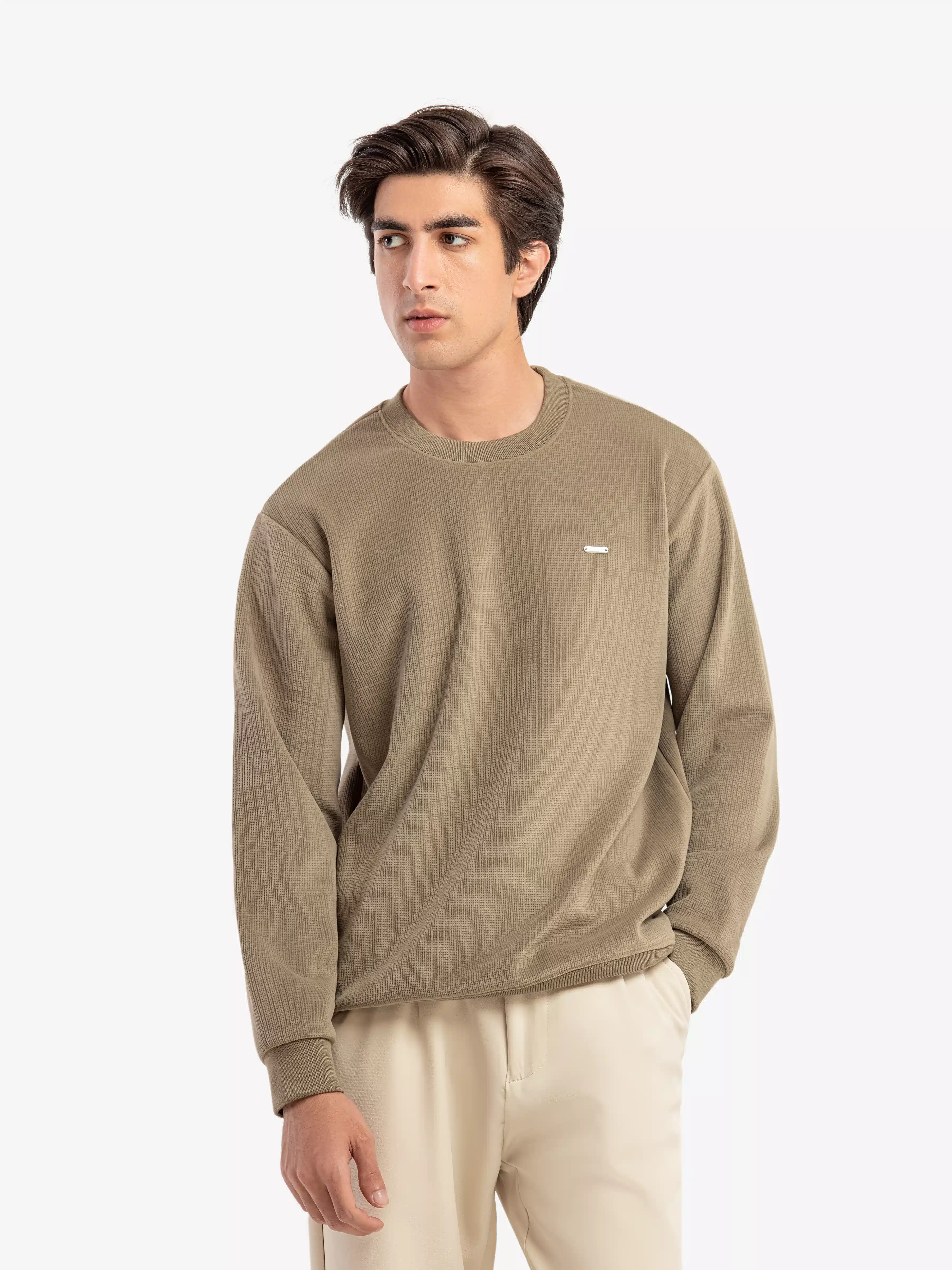 Crew Neck Sweater - EMTSWT5-013