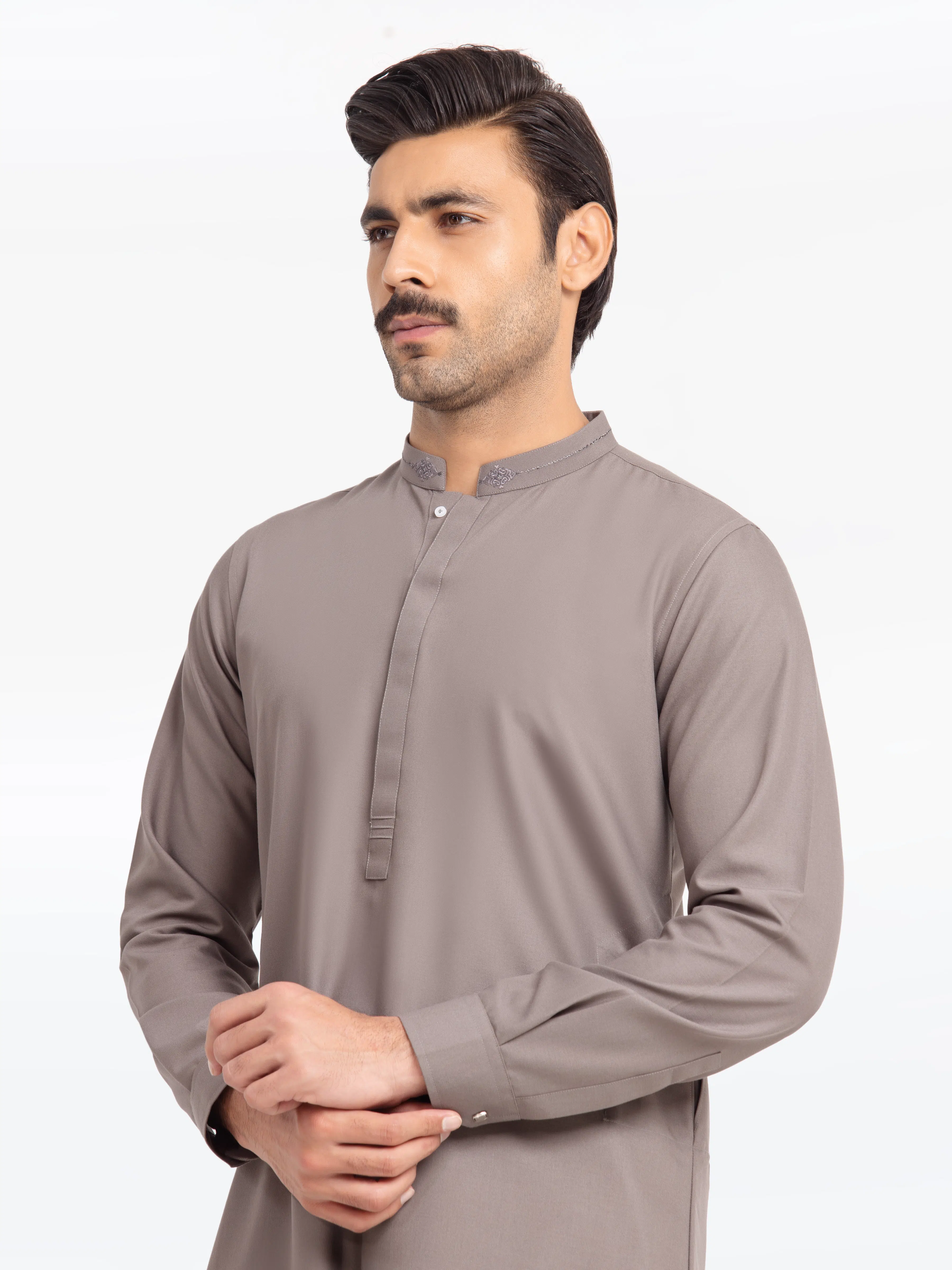 Embroidered Blended Kurta Pajama - EMTKPT24-045 - Image 2