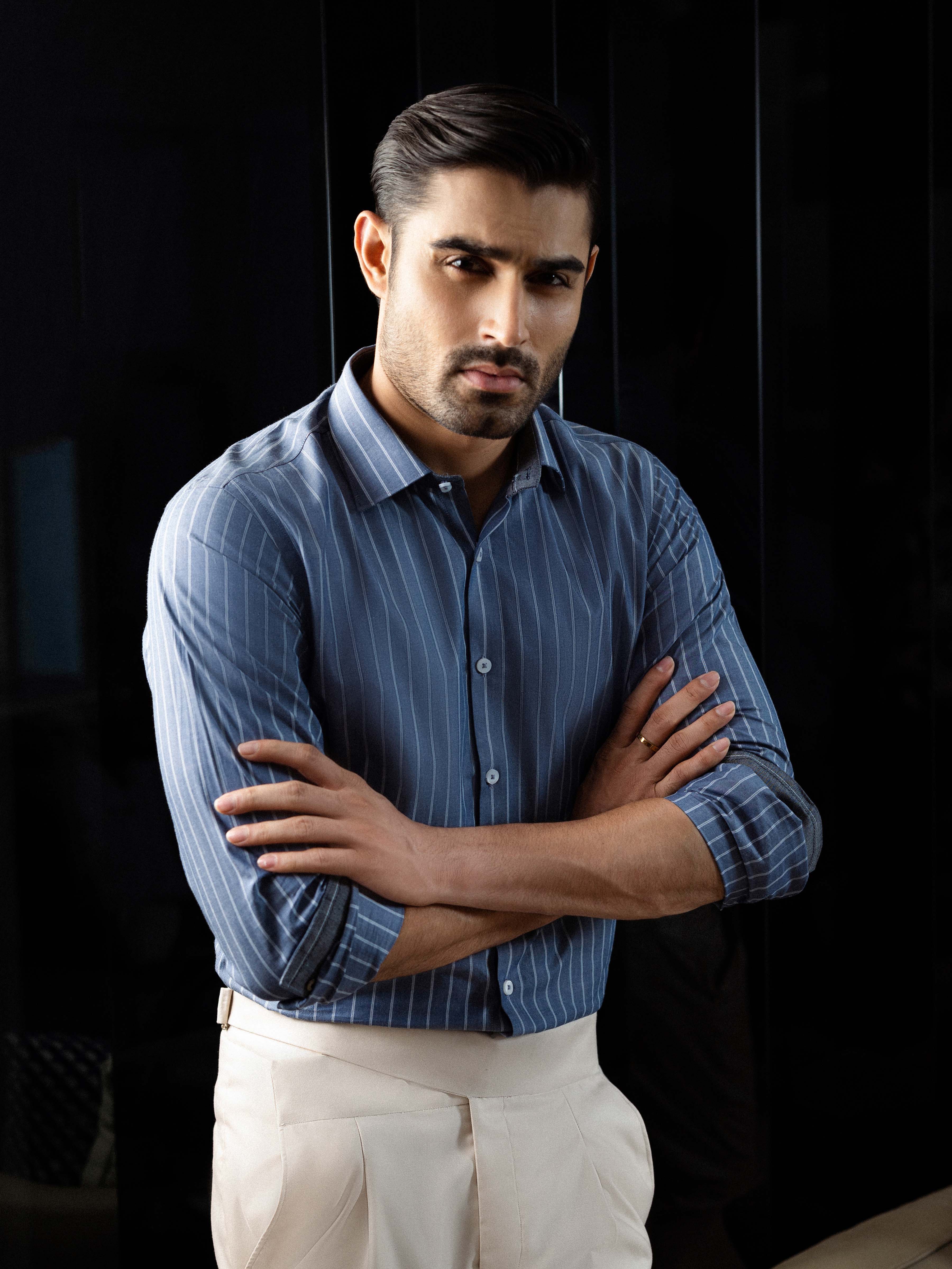 Icon Striped Shirt - EMTSI5-50814 - Image 4