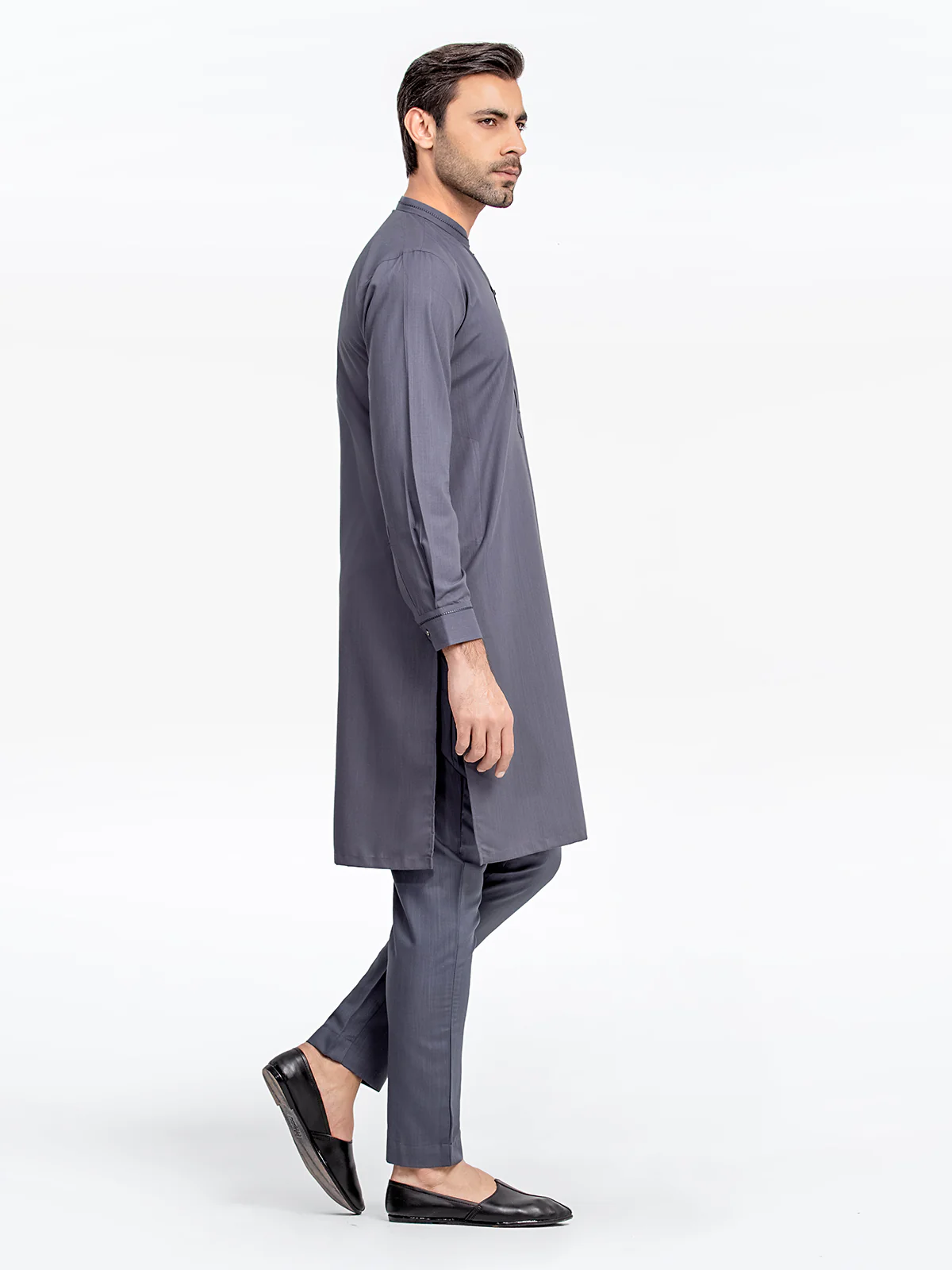Embroidered Blended Kurta Pajama - EMTKPT24-021 - Image 3