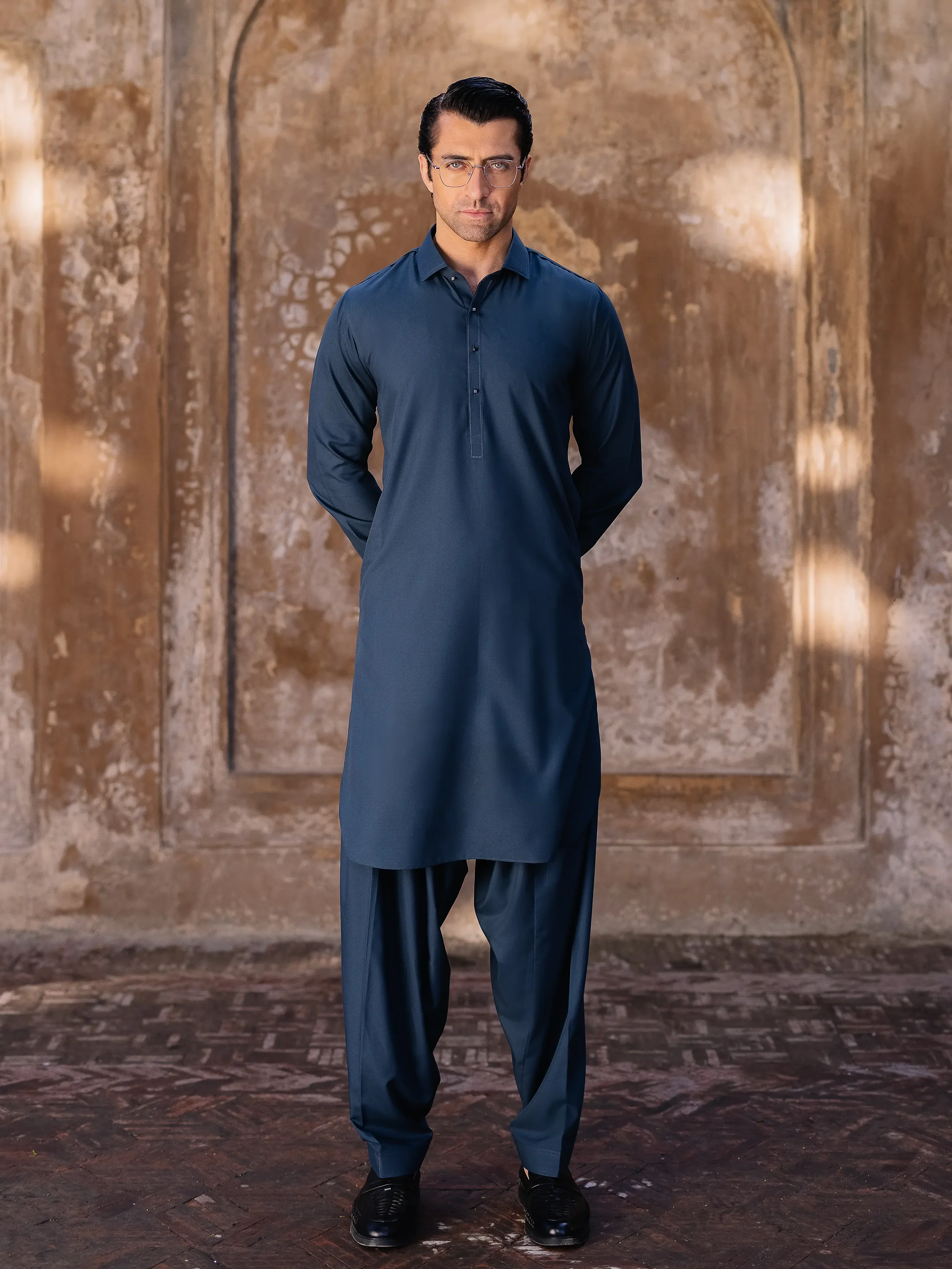Embroidered Blended Shalwar Kameez - EMTKST5-99517