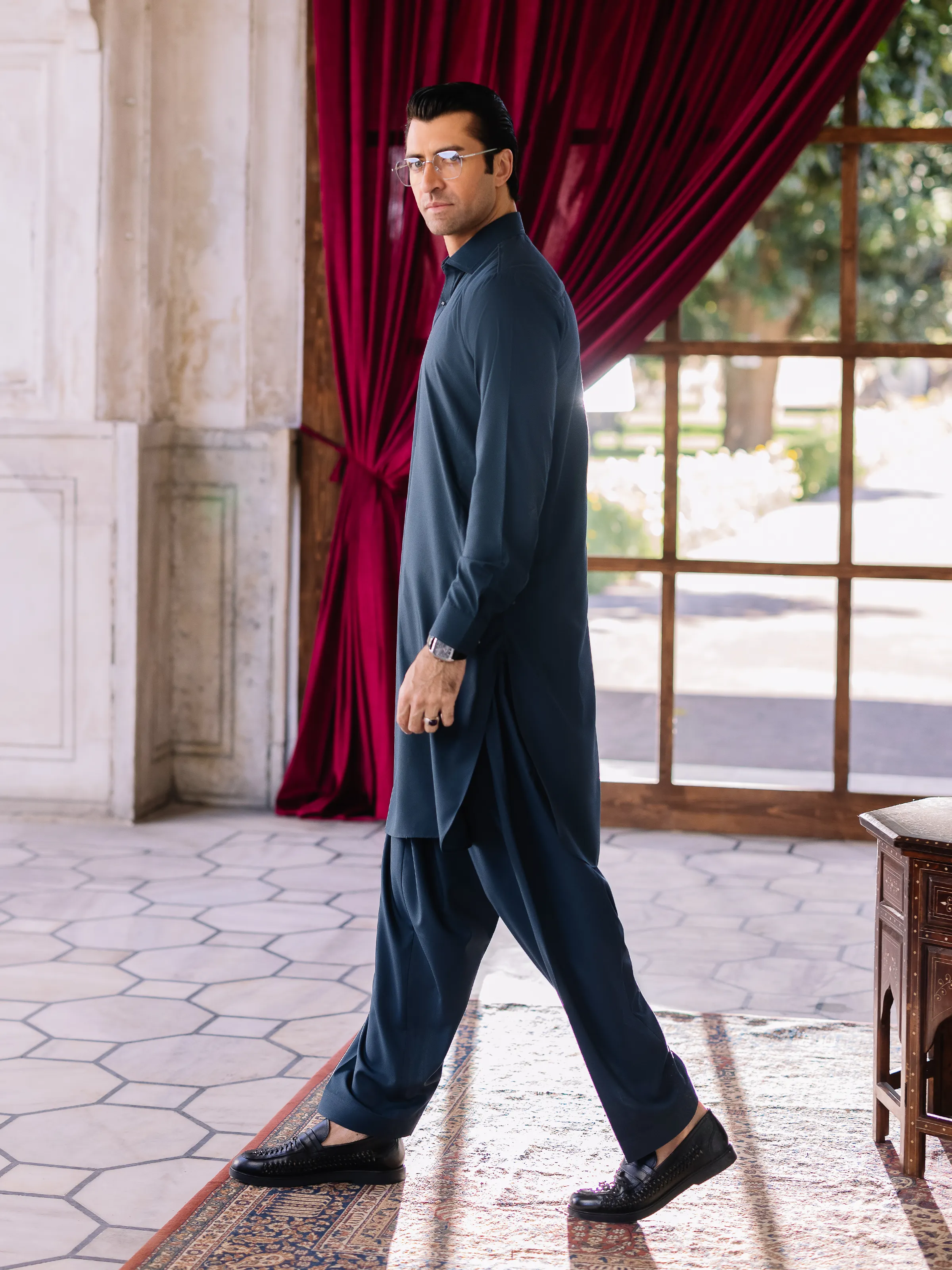 Embroidered Blended Shalwar Kameez - EMTKST5-99517 - Image 5