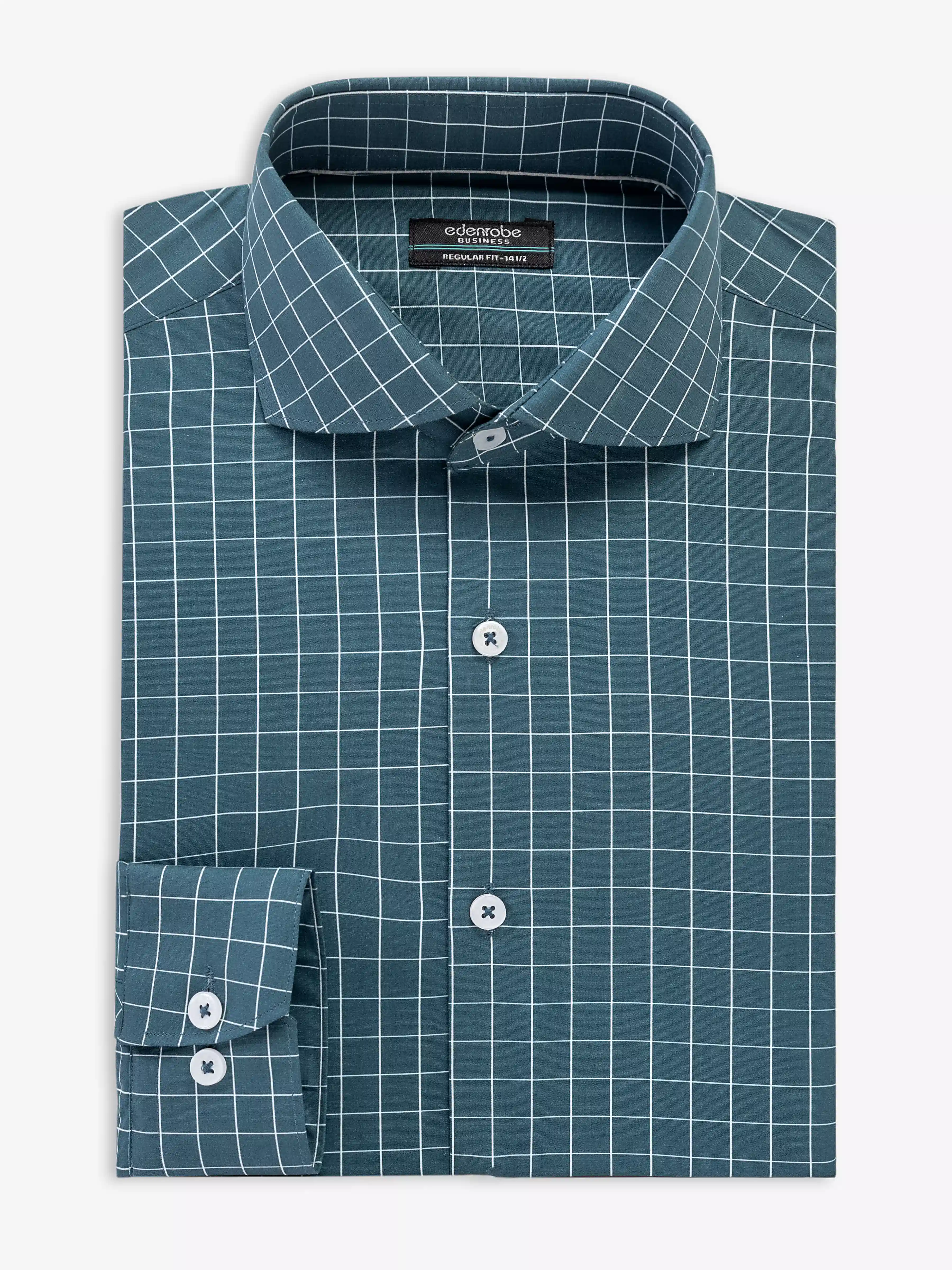 Business Check Shirt - EMTSB5-187