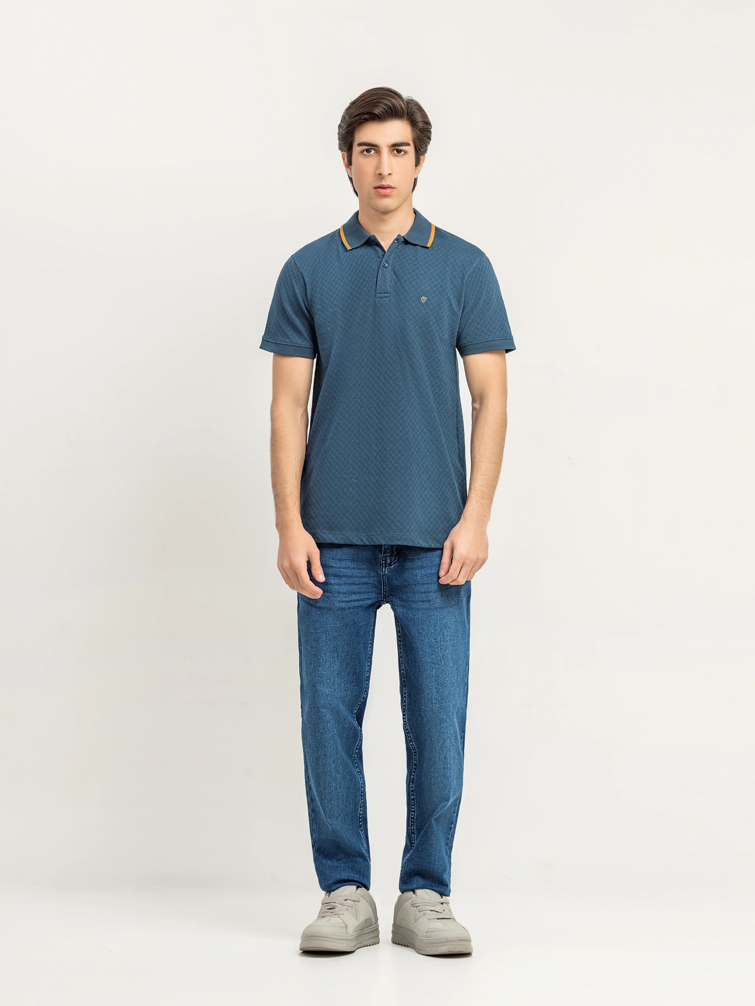 Textured Polo - EMTPS6-088 - Image 2