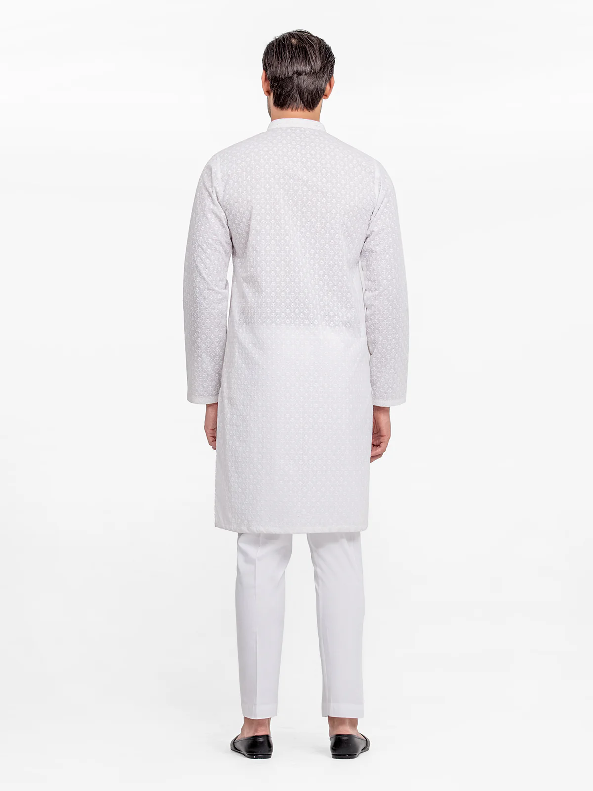 Embroidered Cotton Kurta - EMTK24-99426 - Image 5