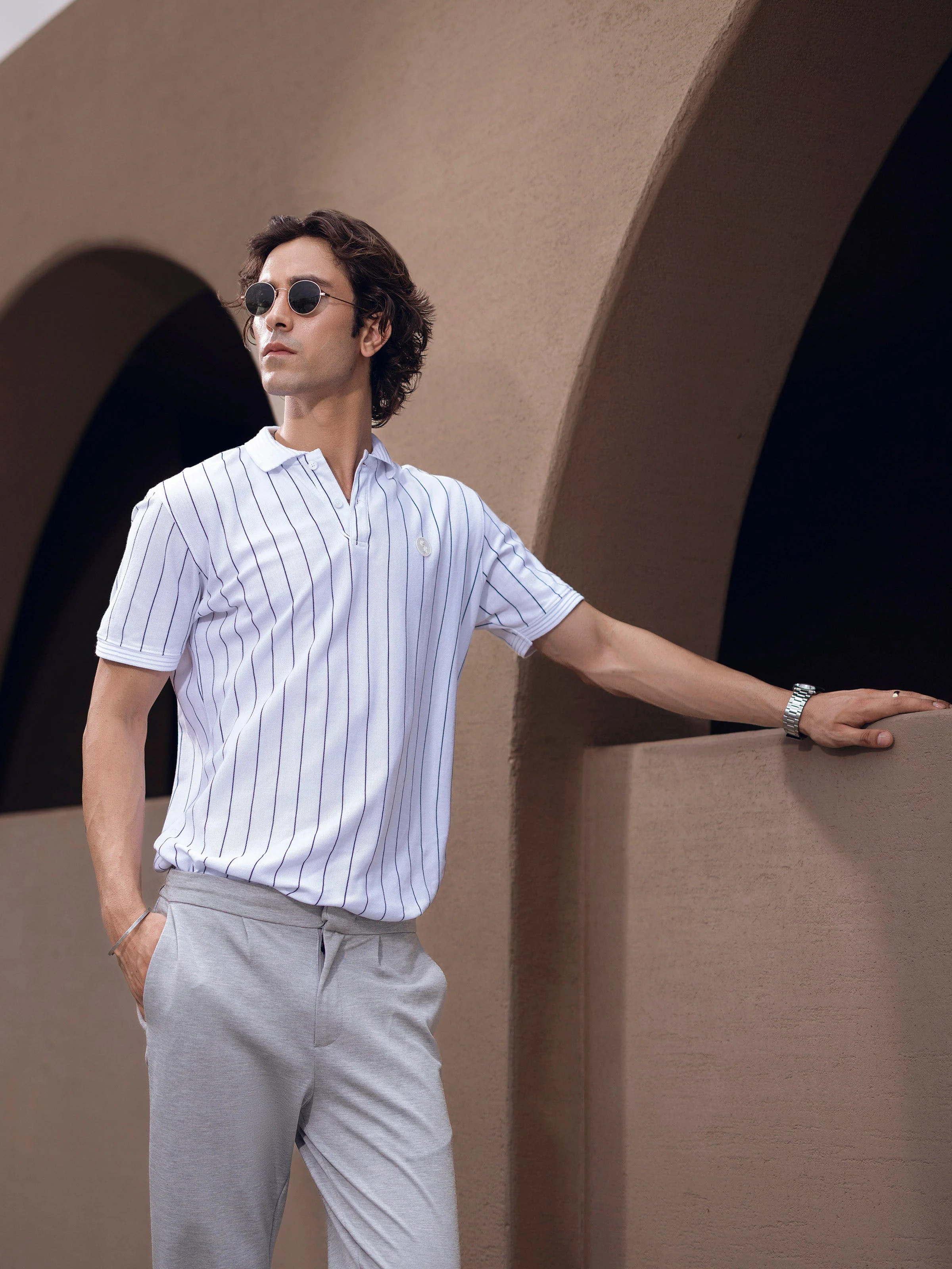 Striped Polo - EMTPS5-010