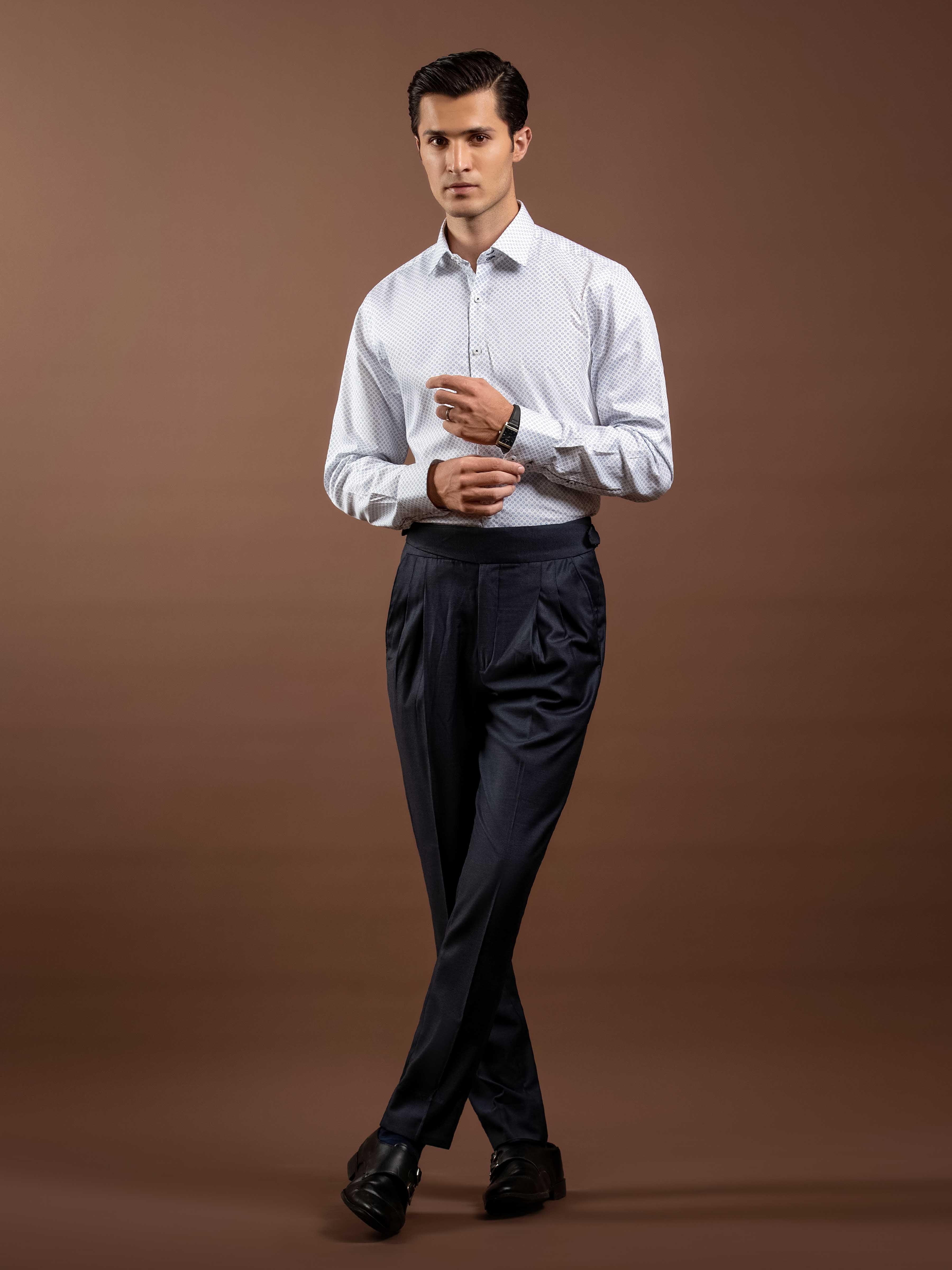 Men's White Shirt - EMTSI5-50843 - Image 2