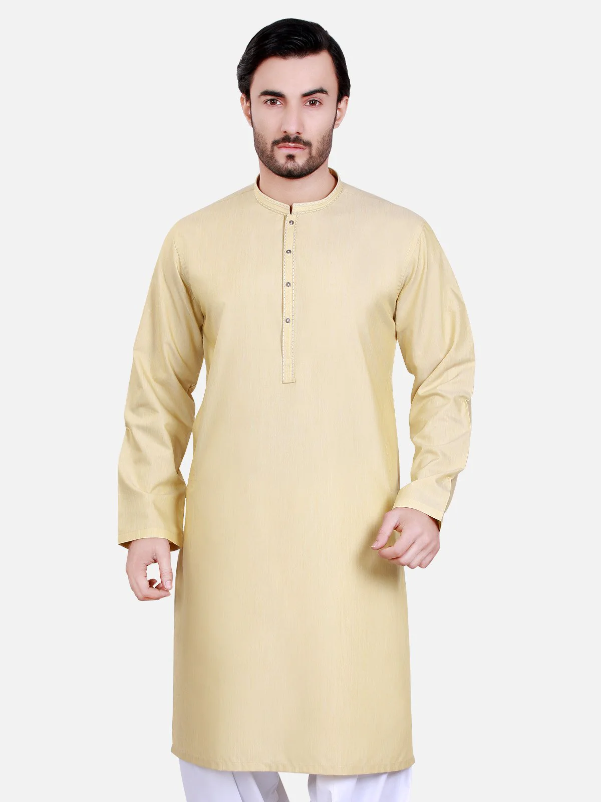 Embroidered Blended Kurta - MTK-C16S-9357