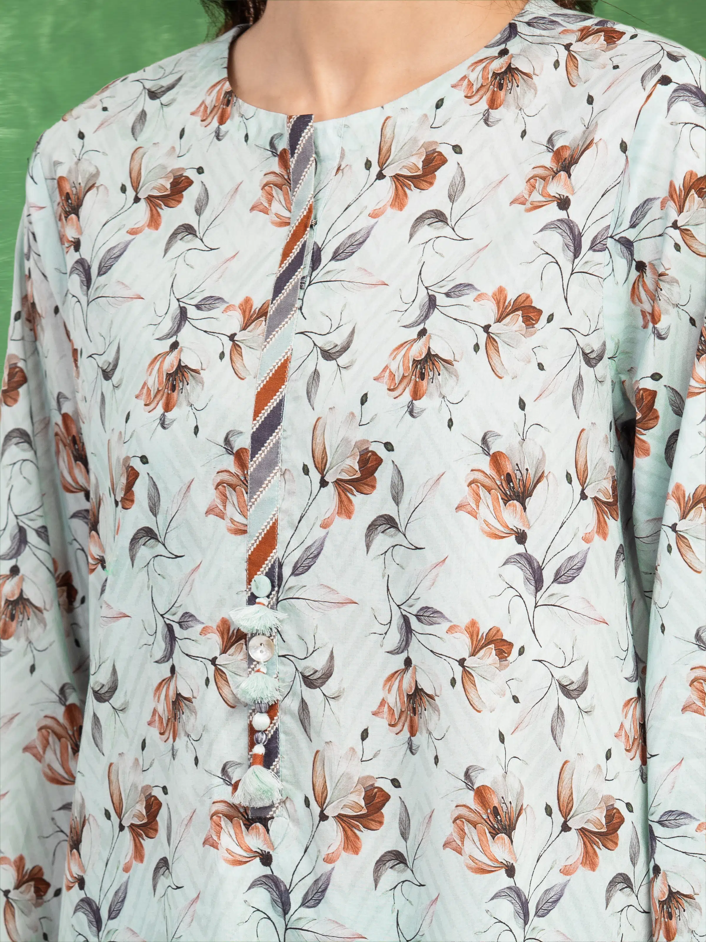 Printed Lawn Shirt Trouser - EWU5A1-35701ST - Image 3