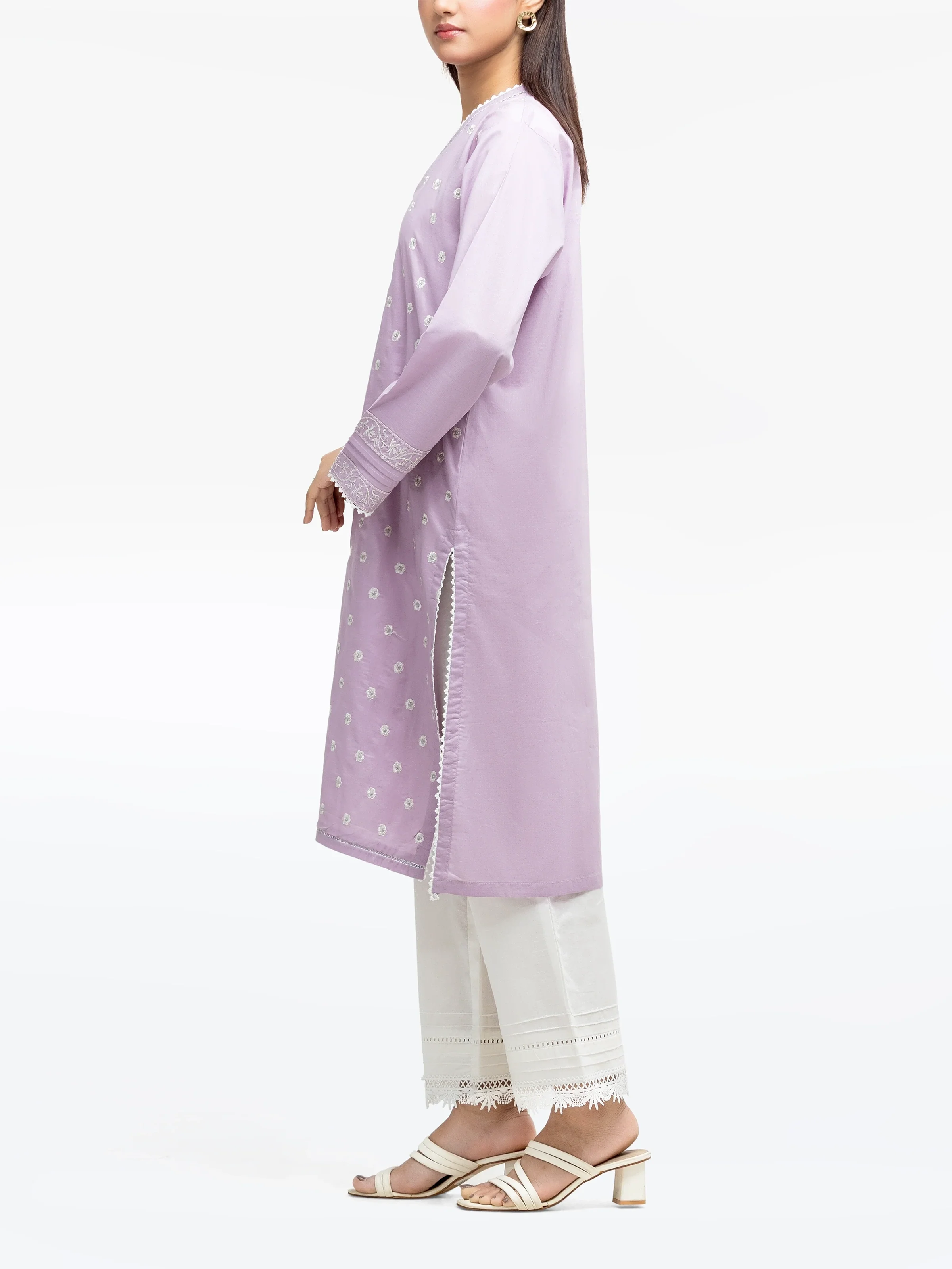Embroidered Cambric Shirt - EWTKE25-81601S - Image 5