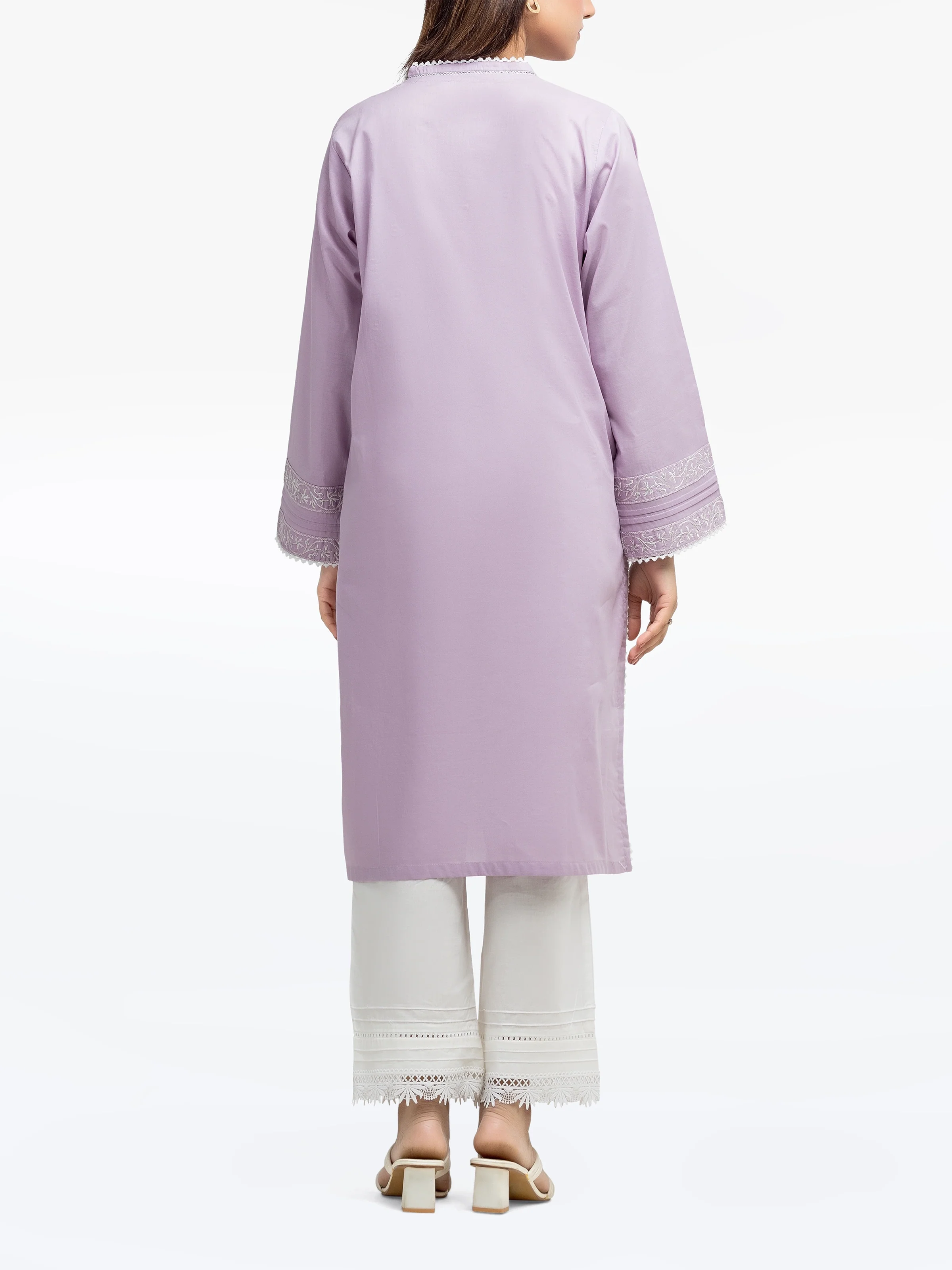 Embroidered Cambric Shirt - EWTKE25-81601S - Image 6