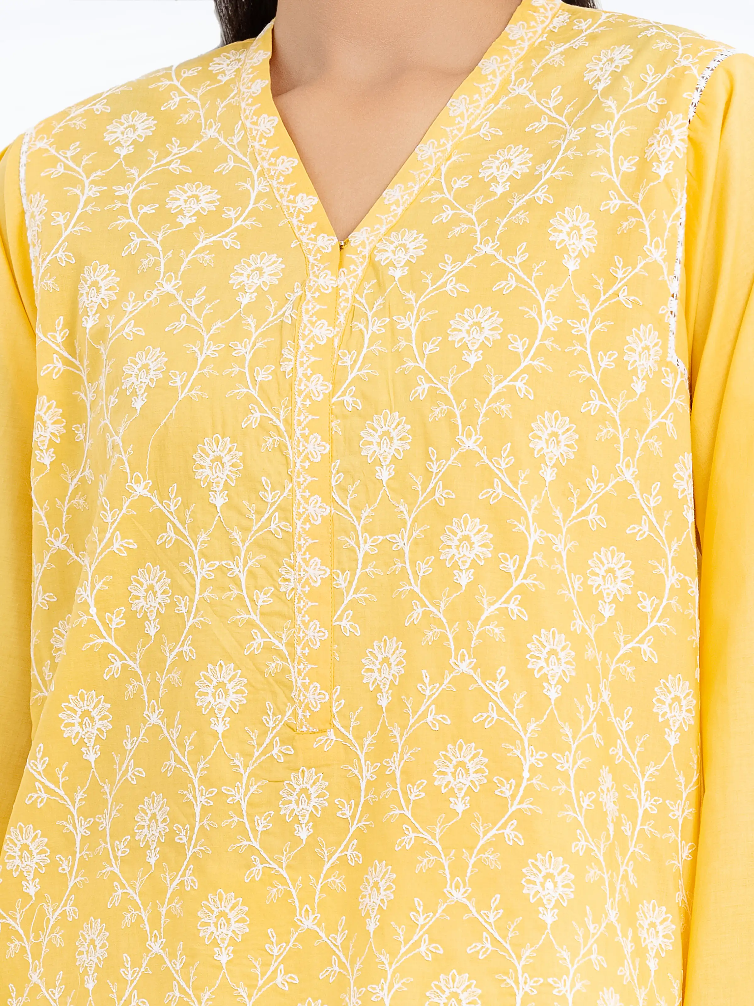 Embroidered Cambric Shirt - EWTKE25-81603S - Image 3