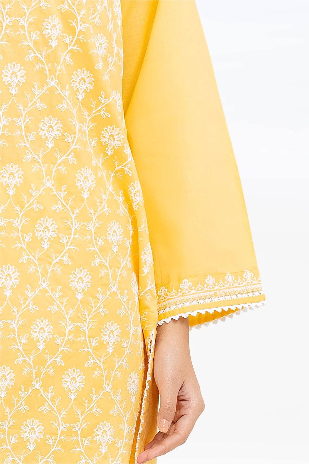 Embroidered Cambric Shirt - EWTKE25-81603S - Image 4