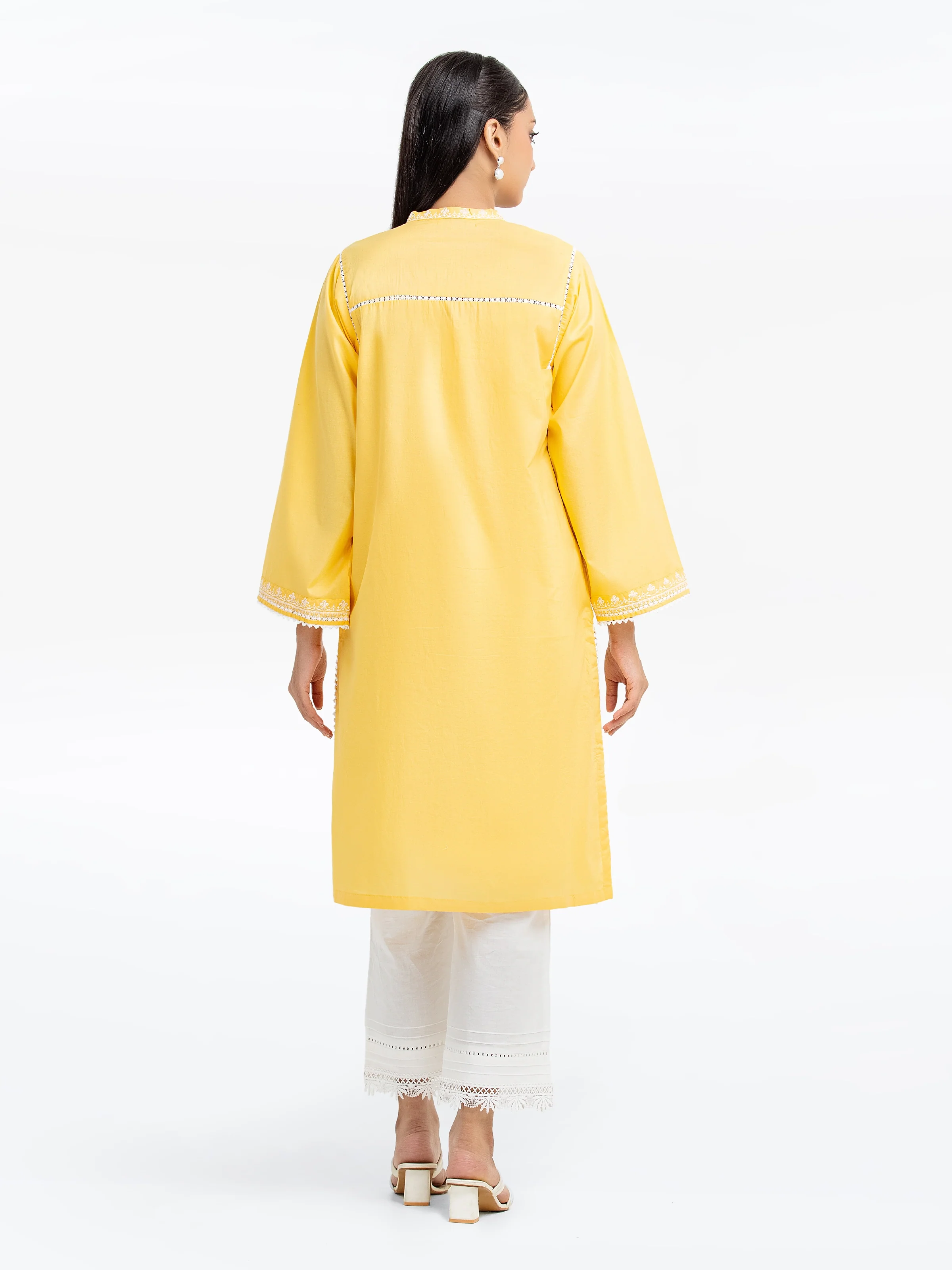Embroidered Cambric Shirt - EWTKE25-81603S - Image 6