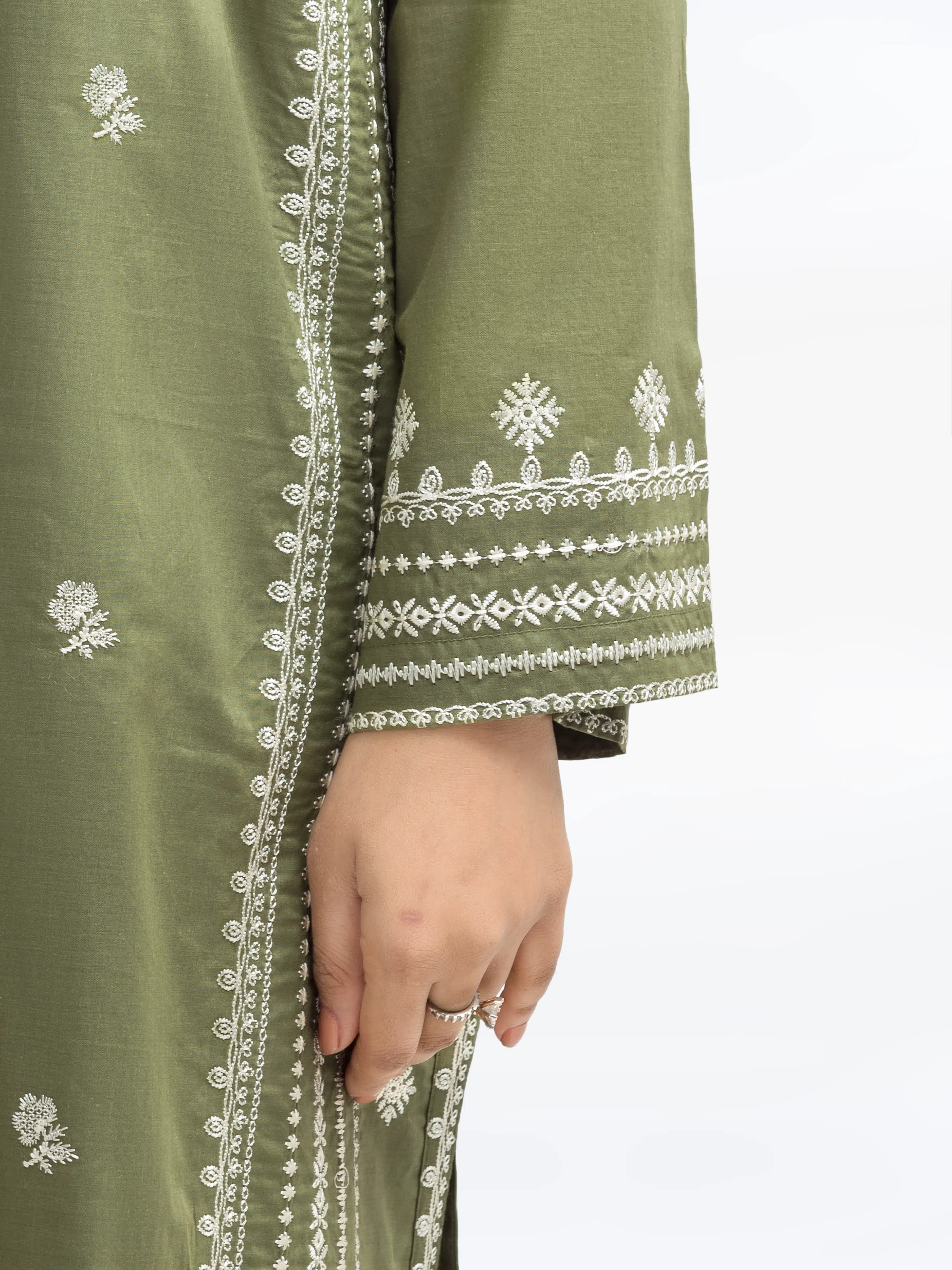 Embroidered Cambric Shirt - EWTKE25-81604S - Image 4