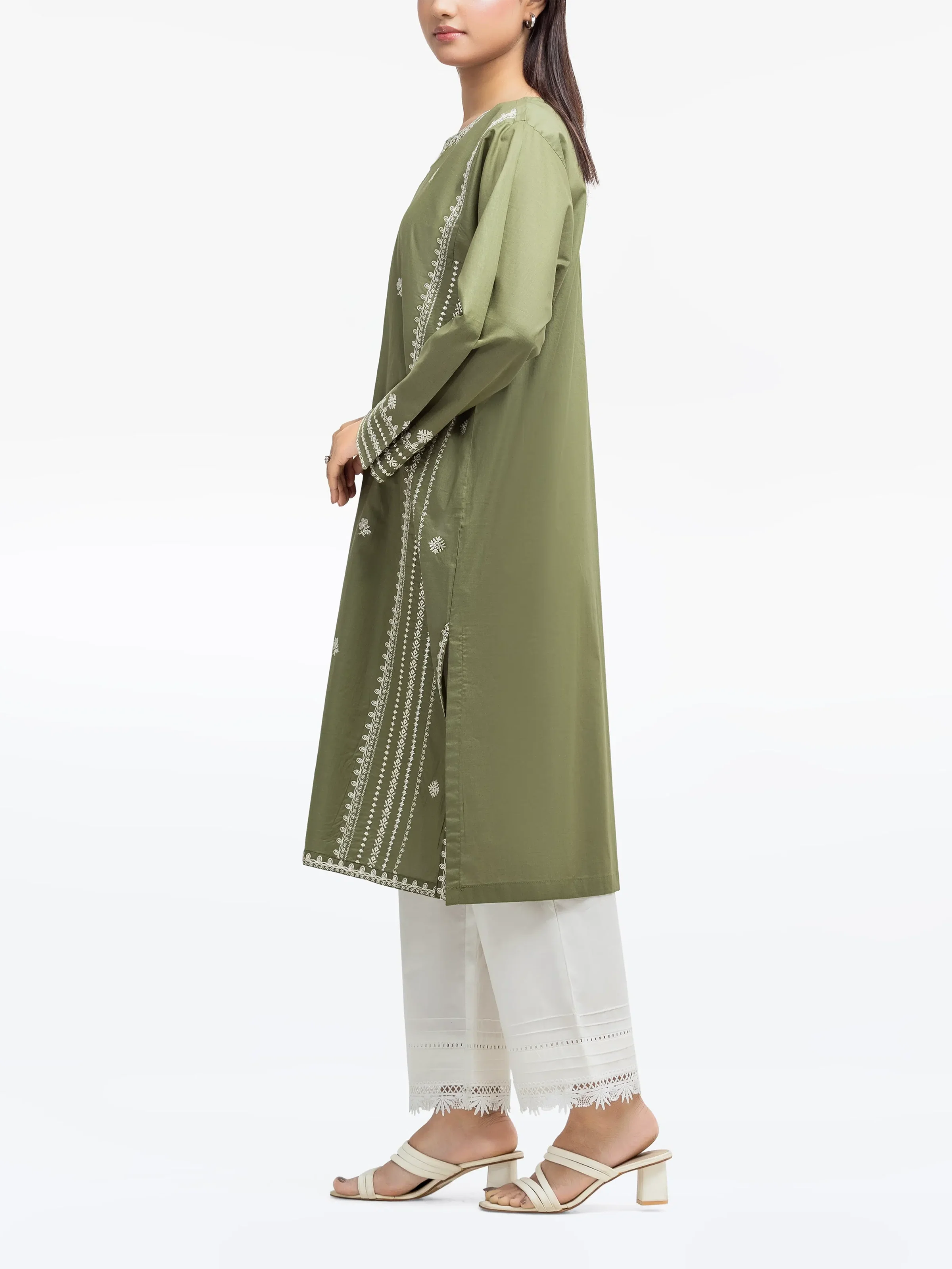 Embroidered Cambric Shirt - EWTKE25-81604S - Image 5