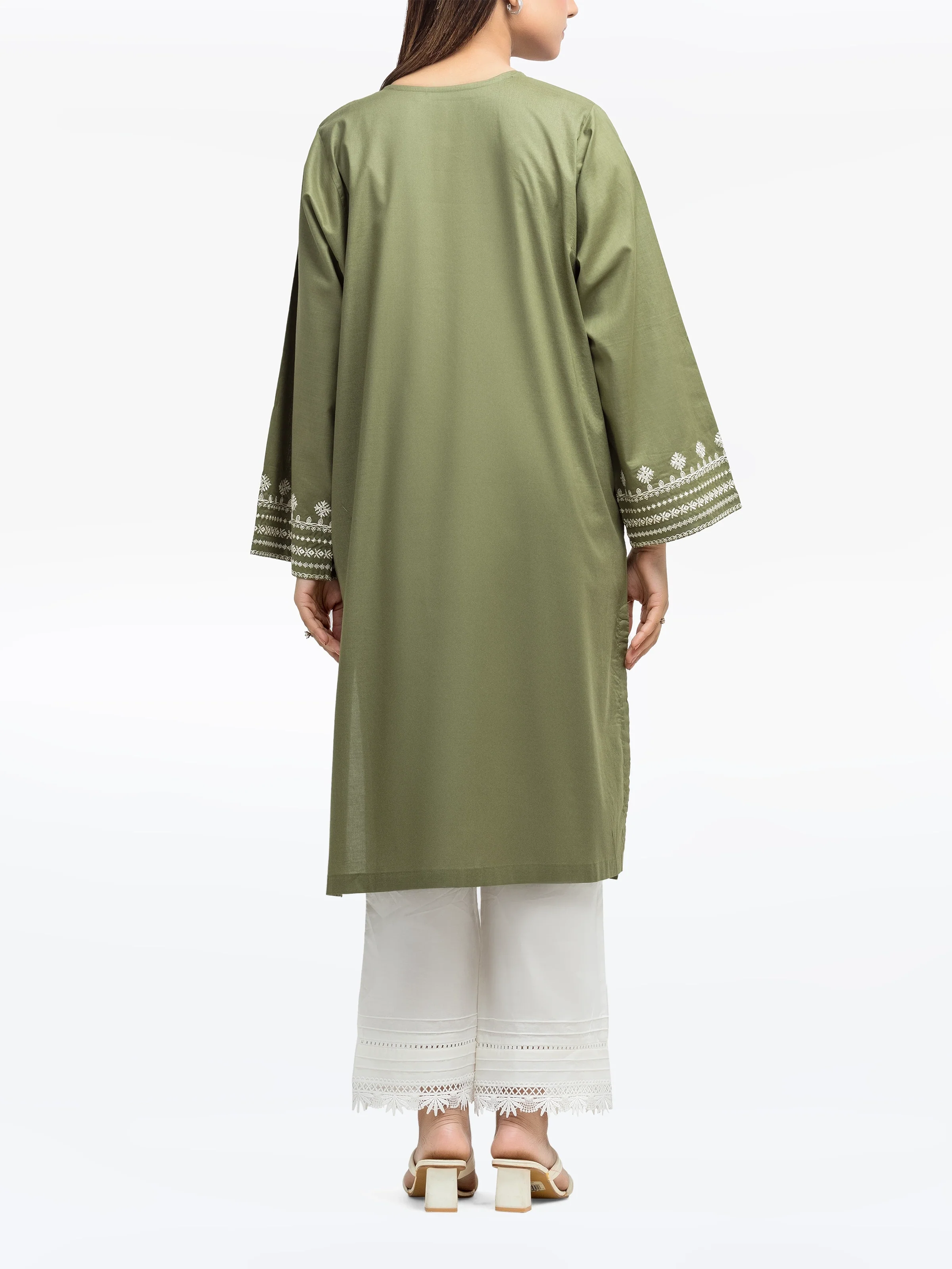 Embroidered Cambric Shirt - EWTKE25-81604S - Image 6