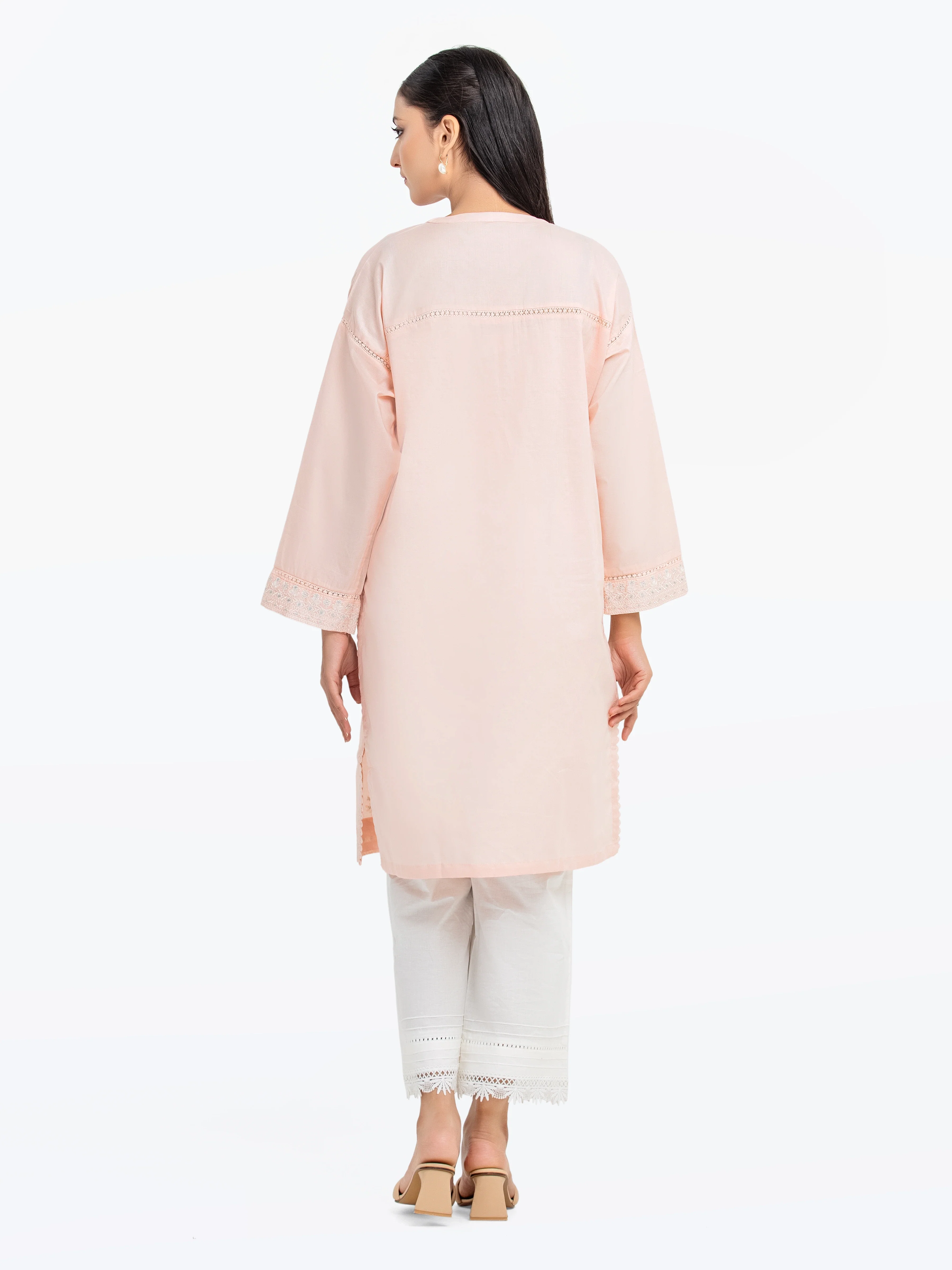 Embroidered Cambric Shirt - EWTKE25-81605S - Image 5