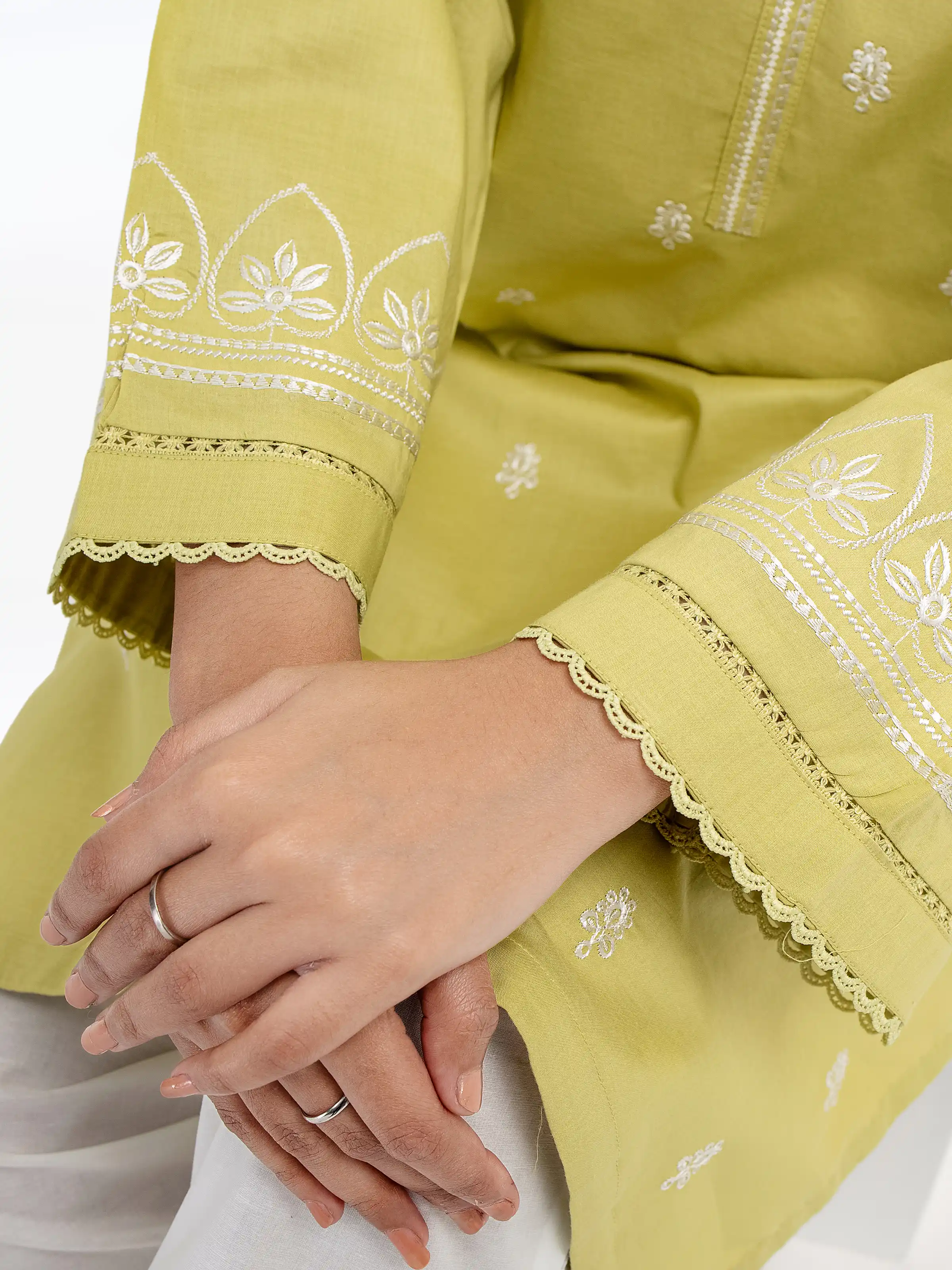 Embroidered Cambric Shirt - EWTKE25-81606S - Image 4
