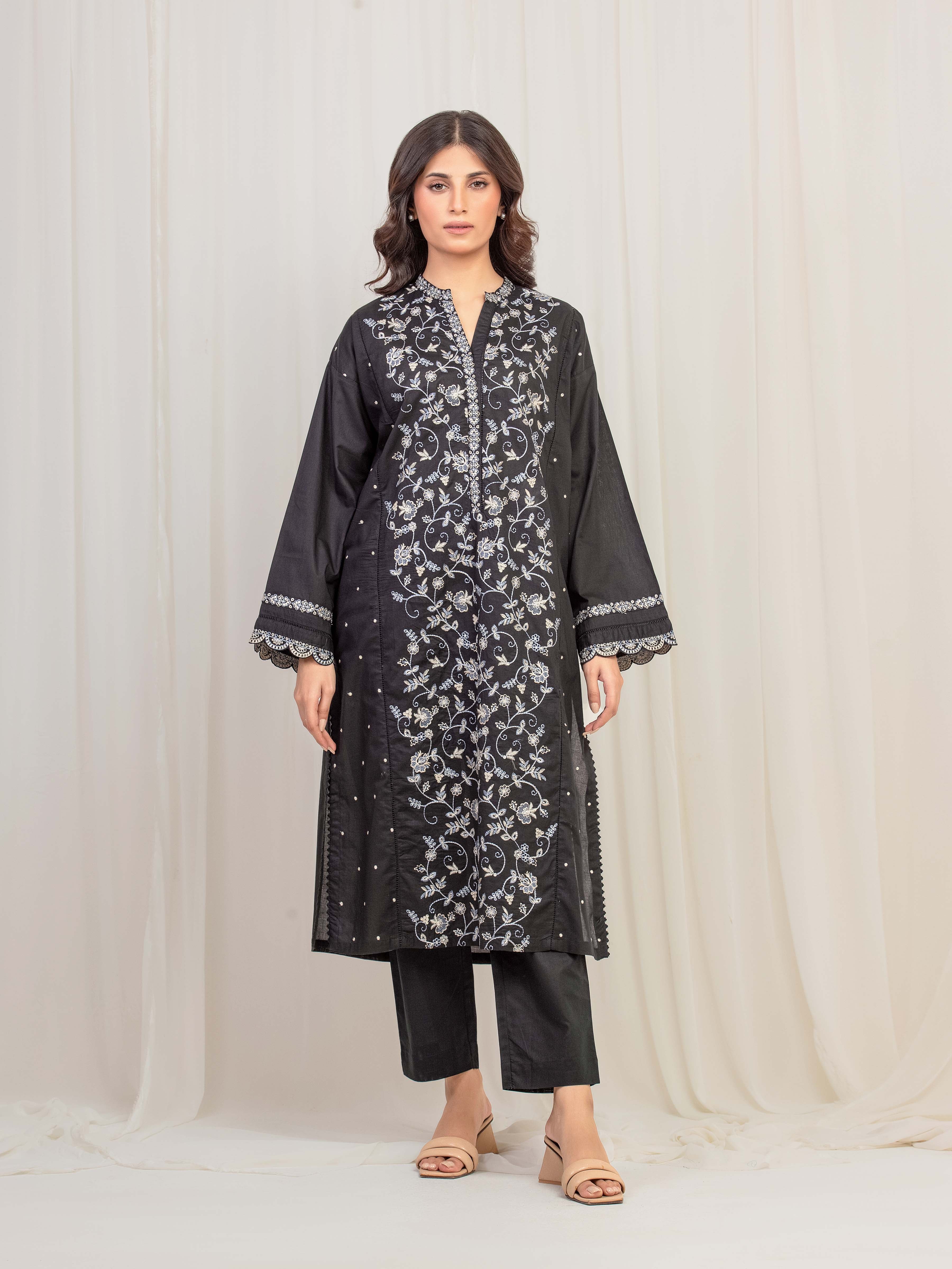 Pret Embroidered Cambric Shirt - EWTKE5-81608S