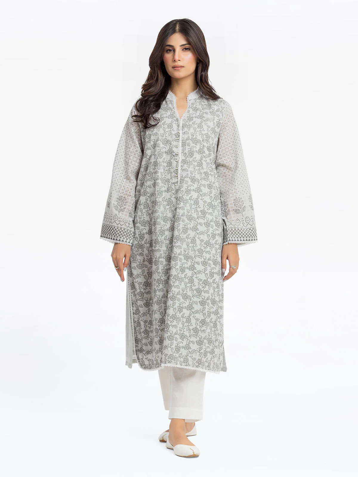 Printed Dobby Shirt - EWTKP24-69020S