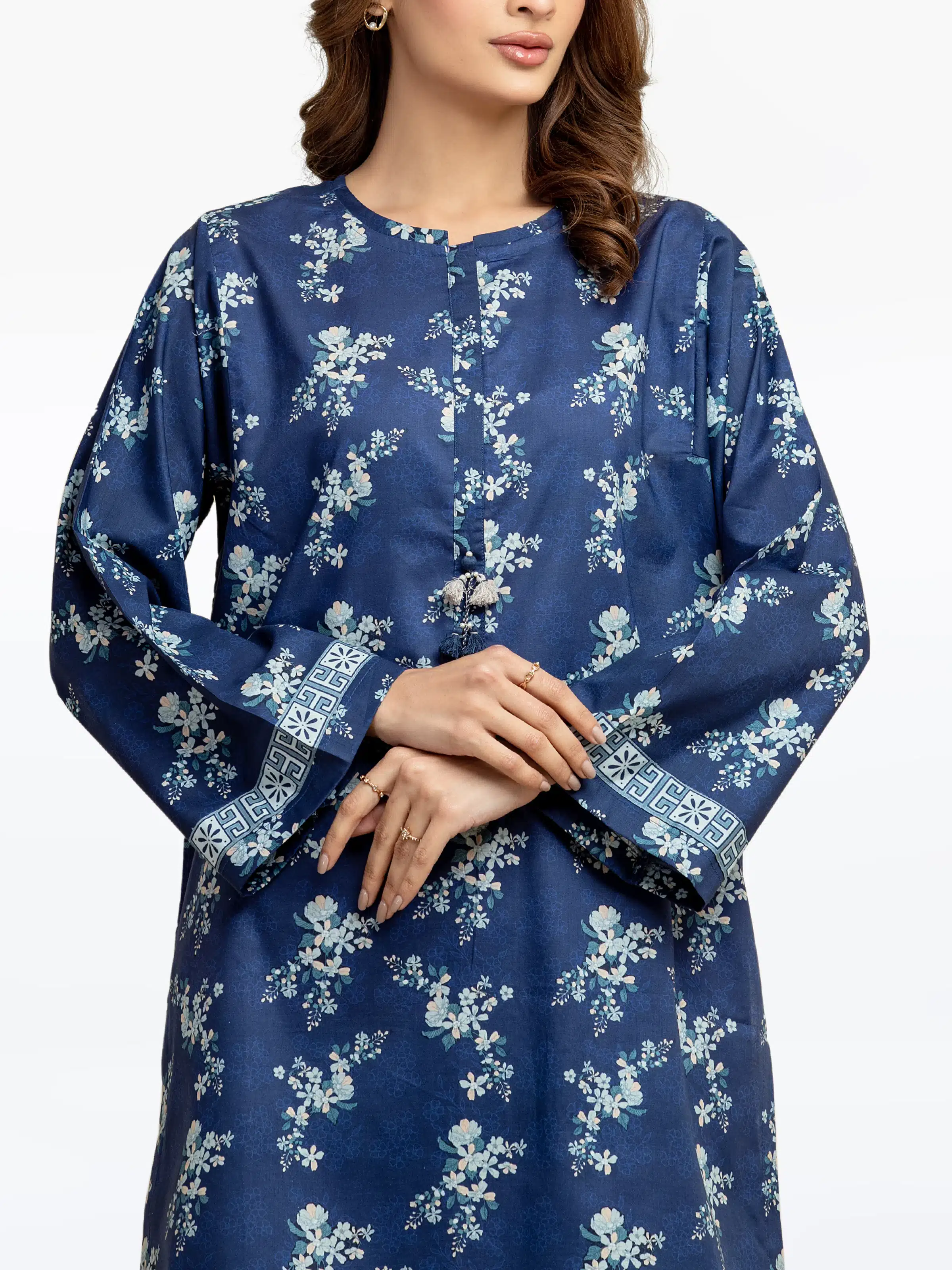 Printed Cambric Shirt - EWTKP5-81638S - Image 2