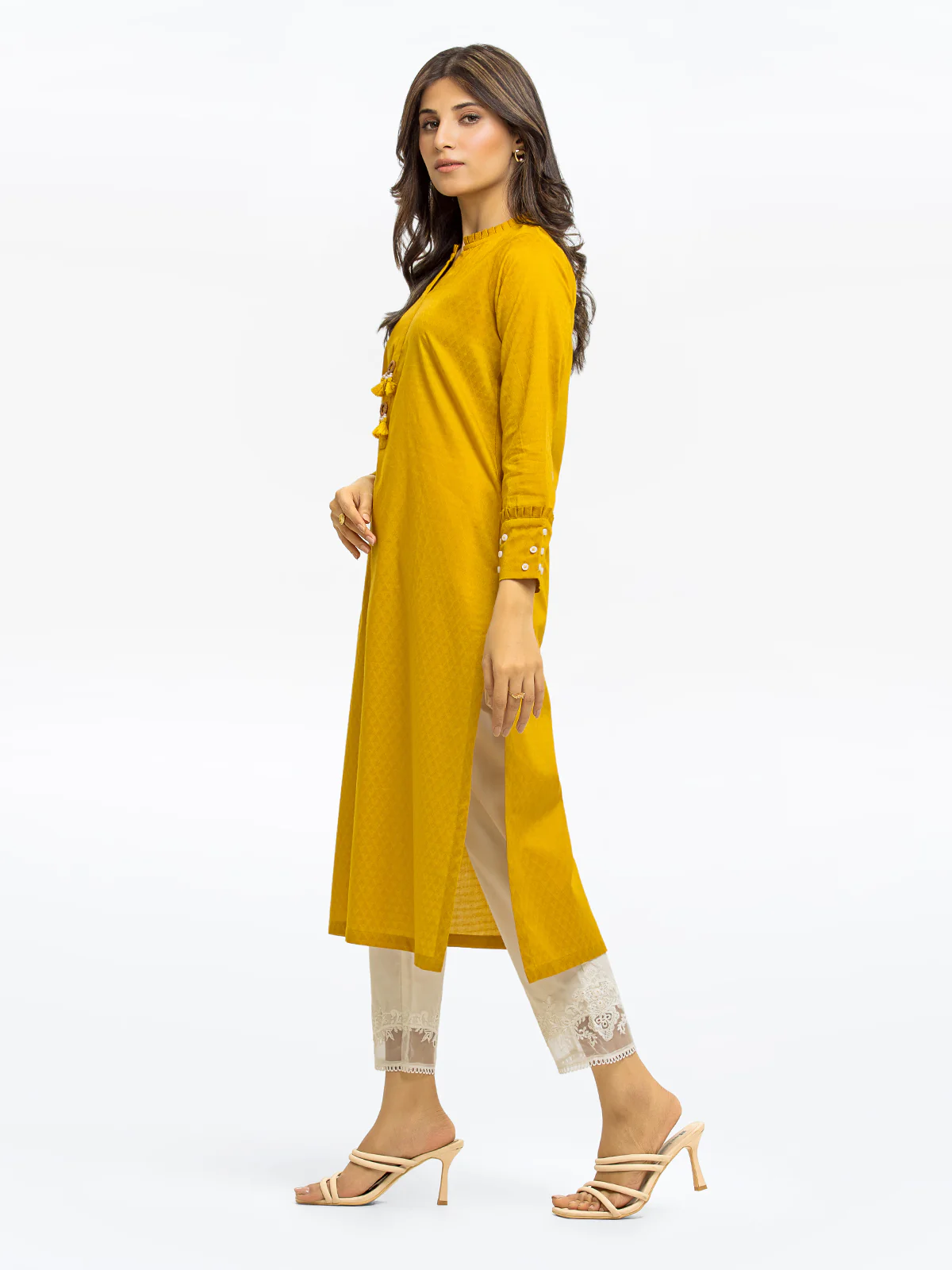 Solid Dobby Shirt - EWTKS24-68953S - Image 5