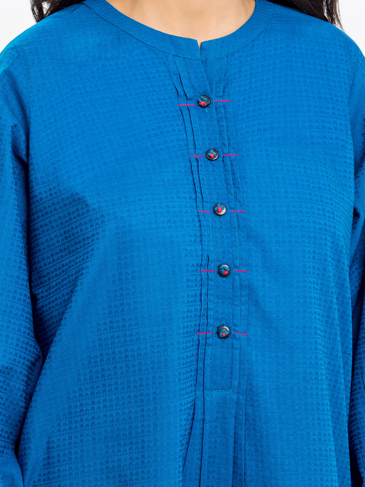 Solid Dobby Shirt - EWTKS24-68954S - Image 4