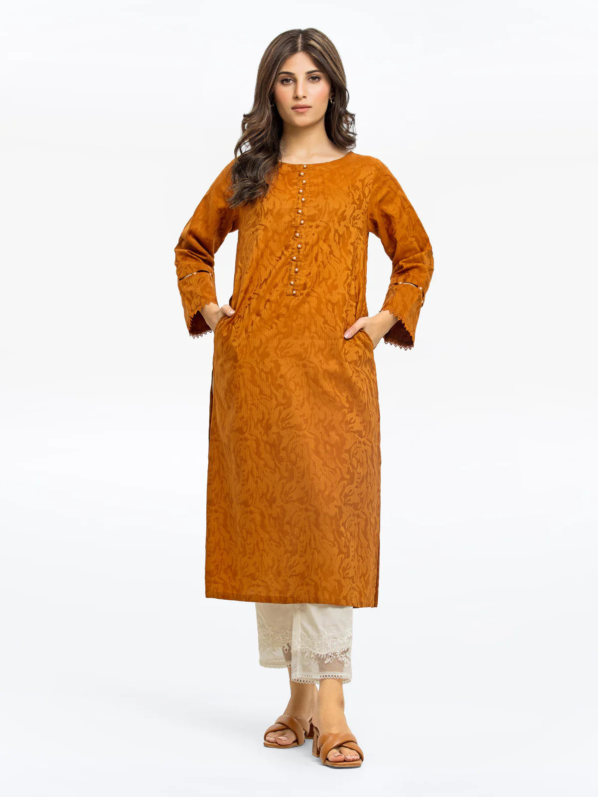 Printed Dobby Shirt - EWTKS24-68980S