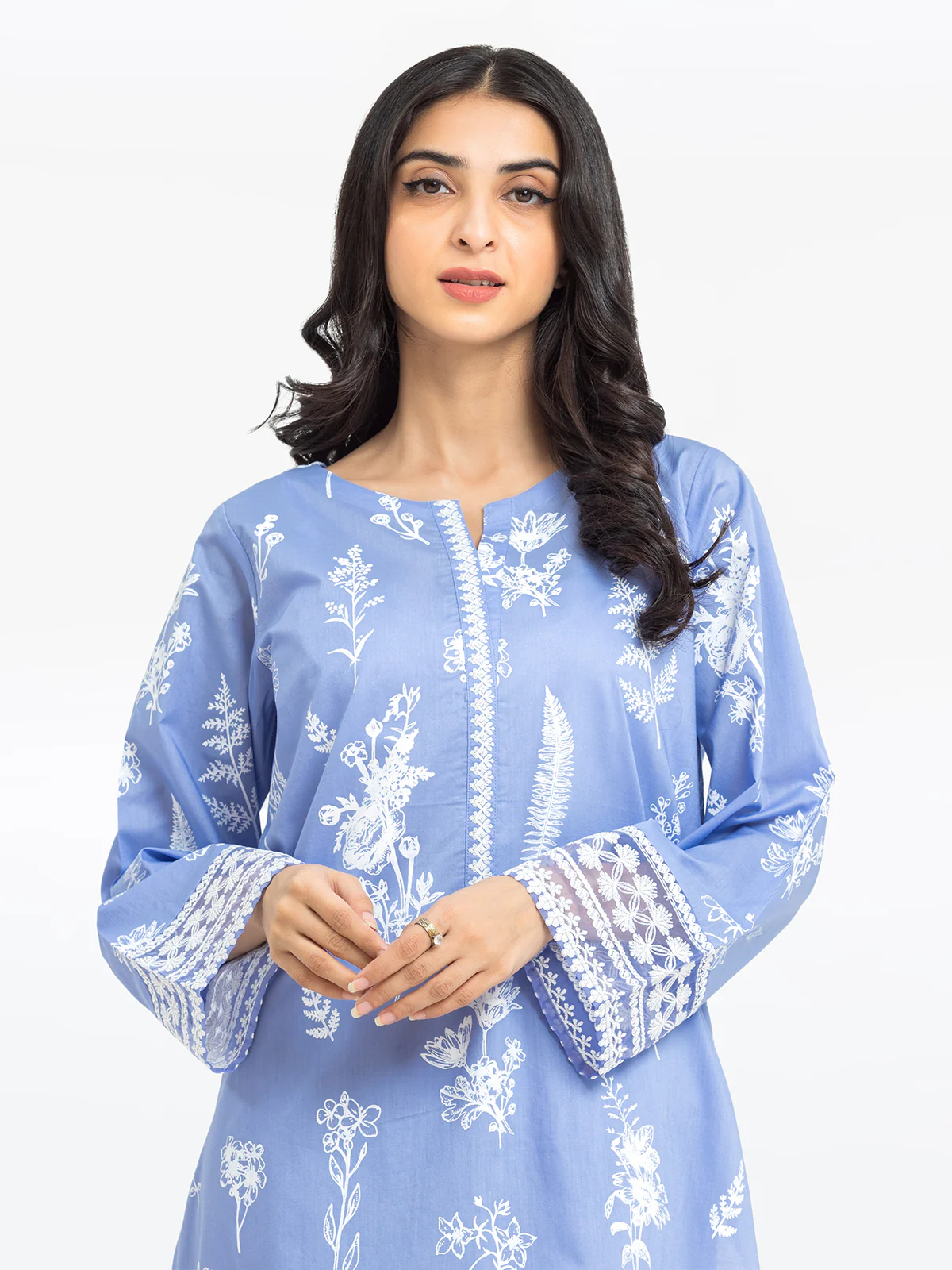Embroidered Cambric Co-Ord Set - EWTKE24-81042ST