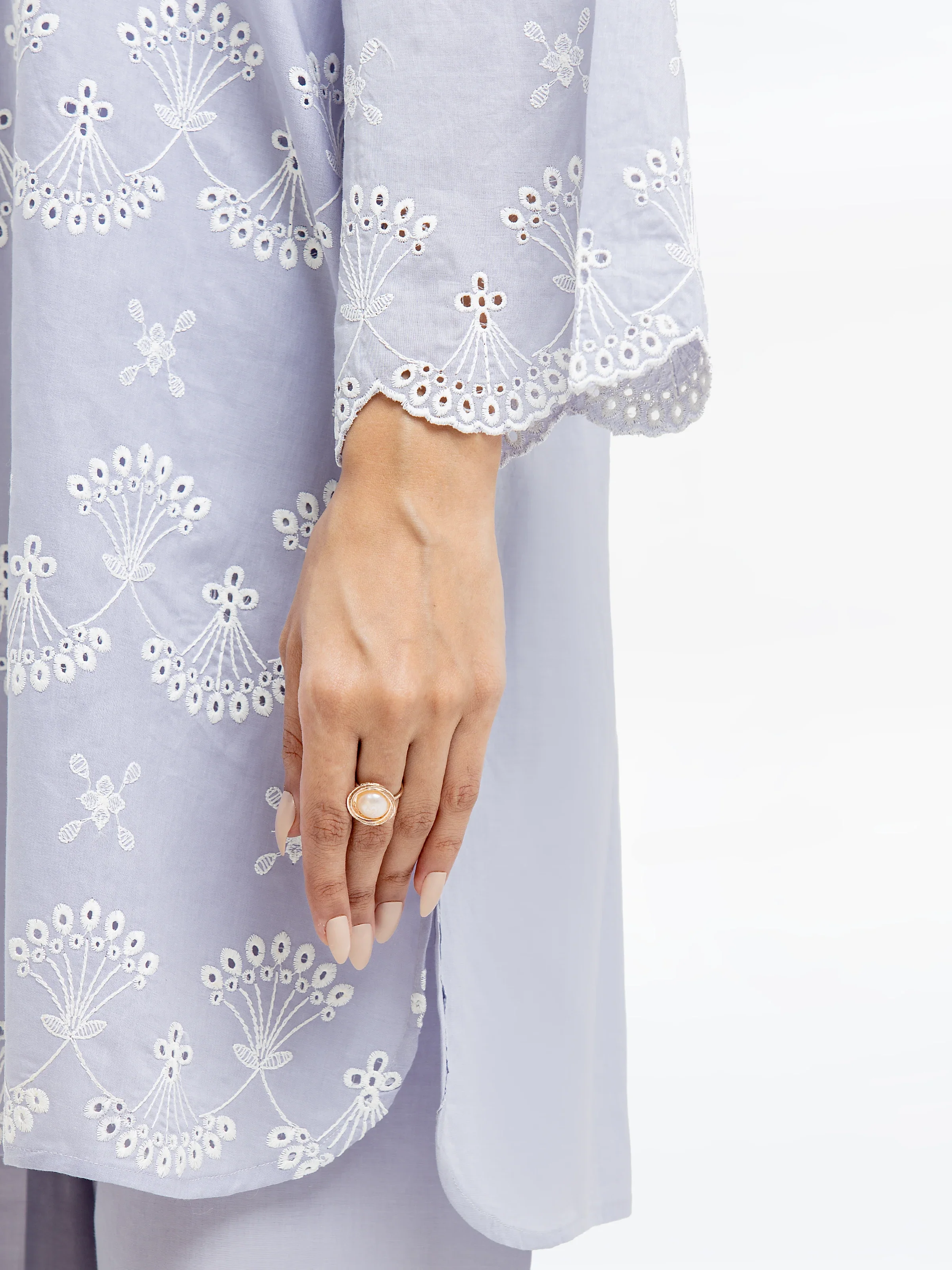 Embroidered Lawn Co-Ord Set - EWTKE24-81194ST - Image 4