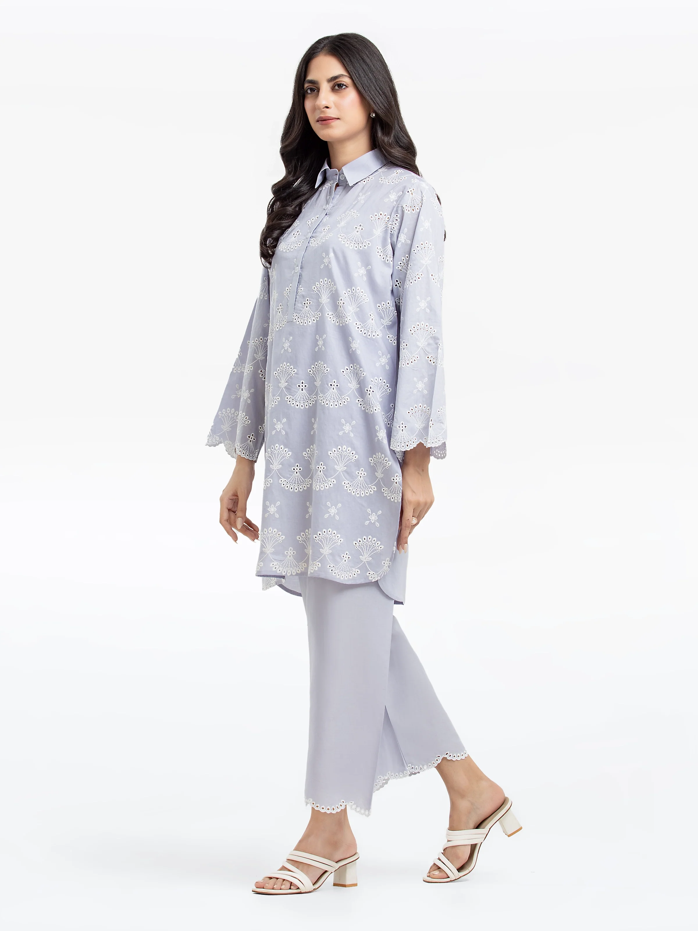 Embroidered Lawn Co-Ord Set - EWTKE24-81194ST - Image 5