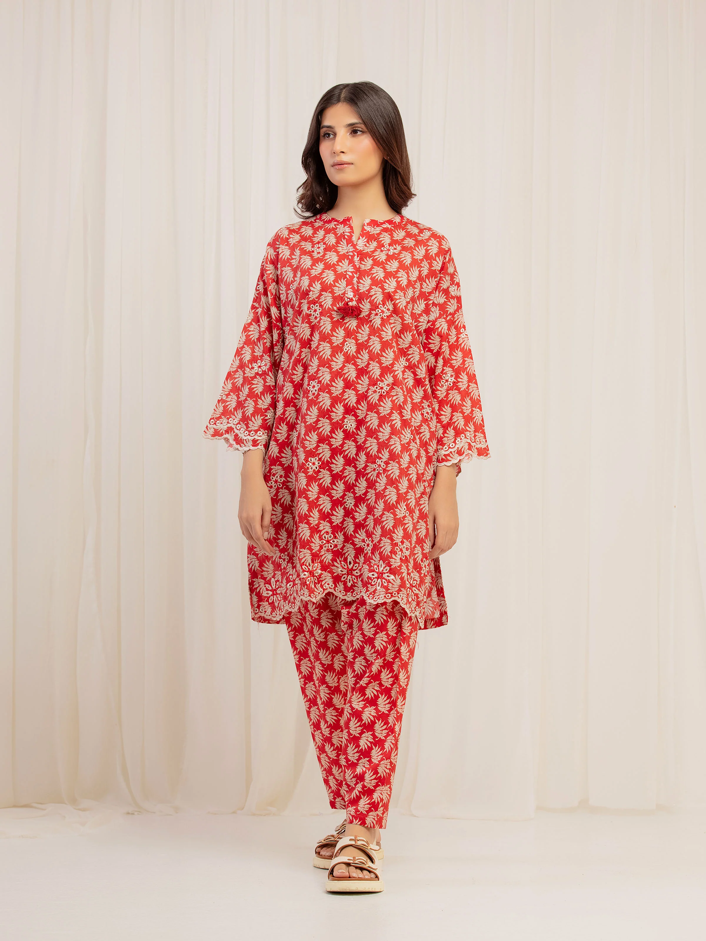 Embroidered Lawn Co-Ord Set - EWTKE5-81877ST