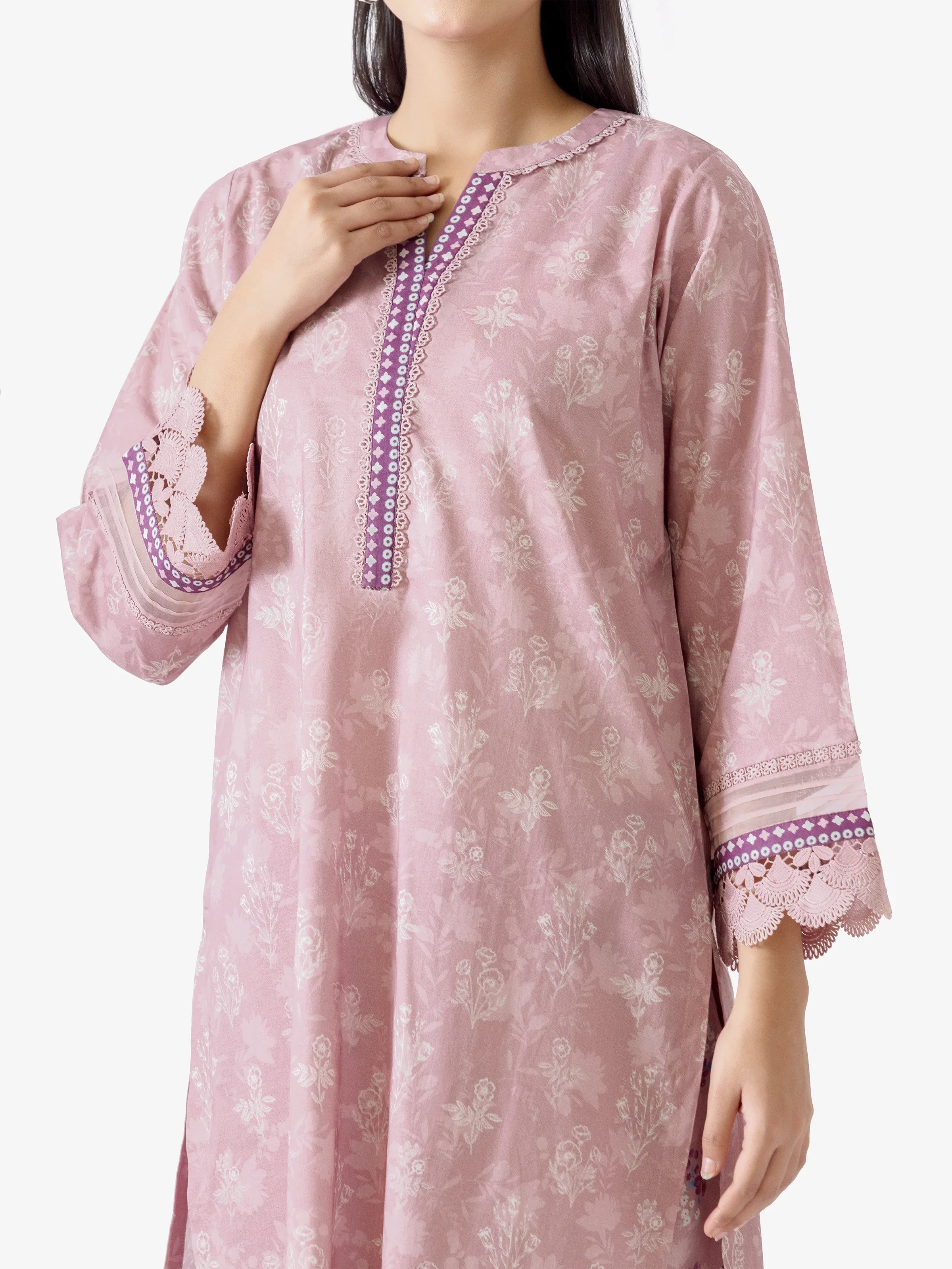 Printed Cambric Suit - EWTKP5-81736-3P - Image 3