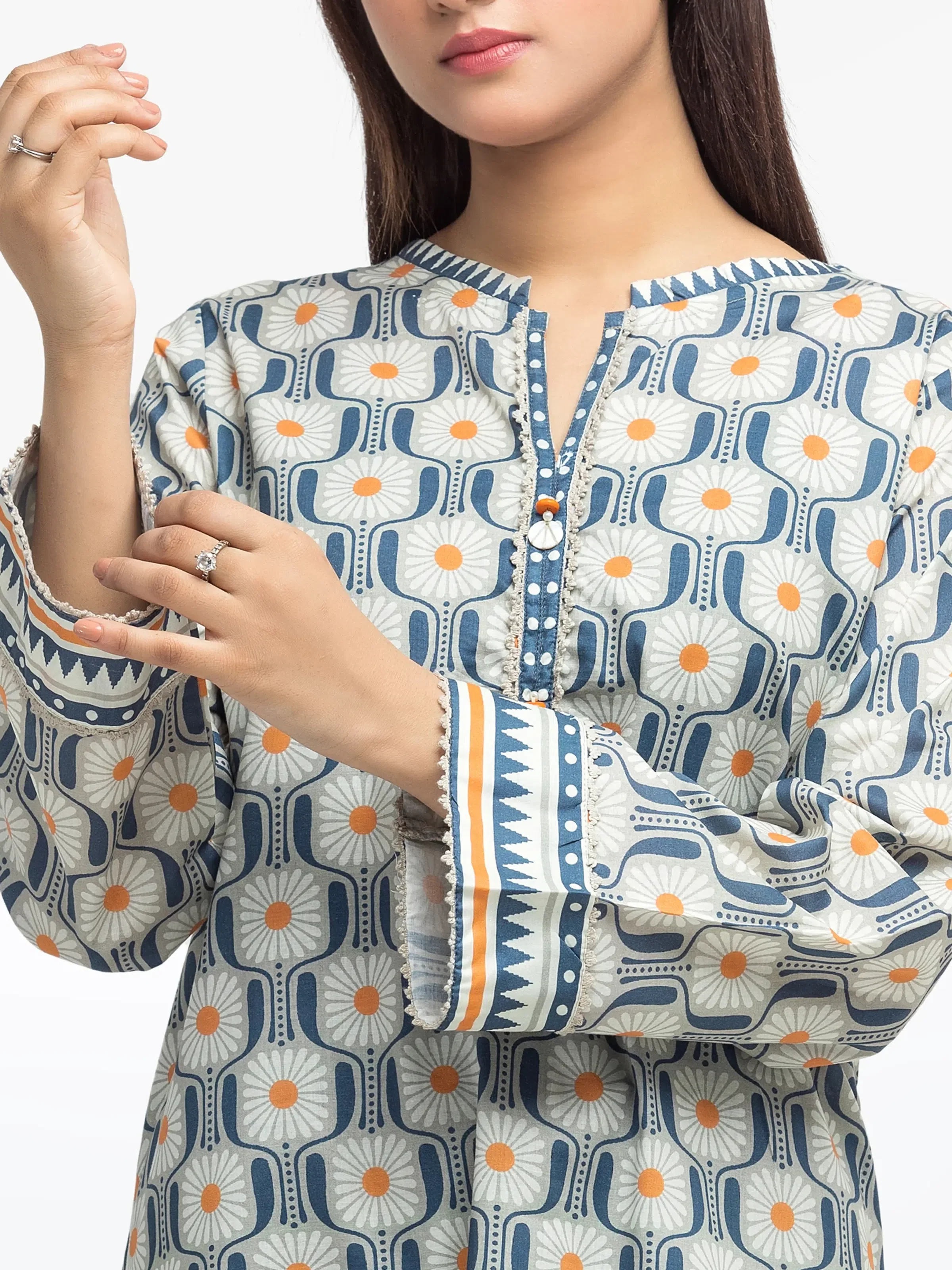 Printed Cambric Co-Ord Set - EWTKP5-81660ST - Image 2