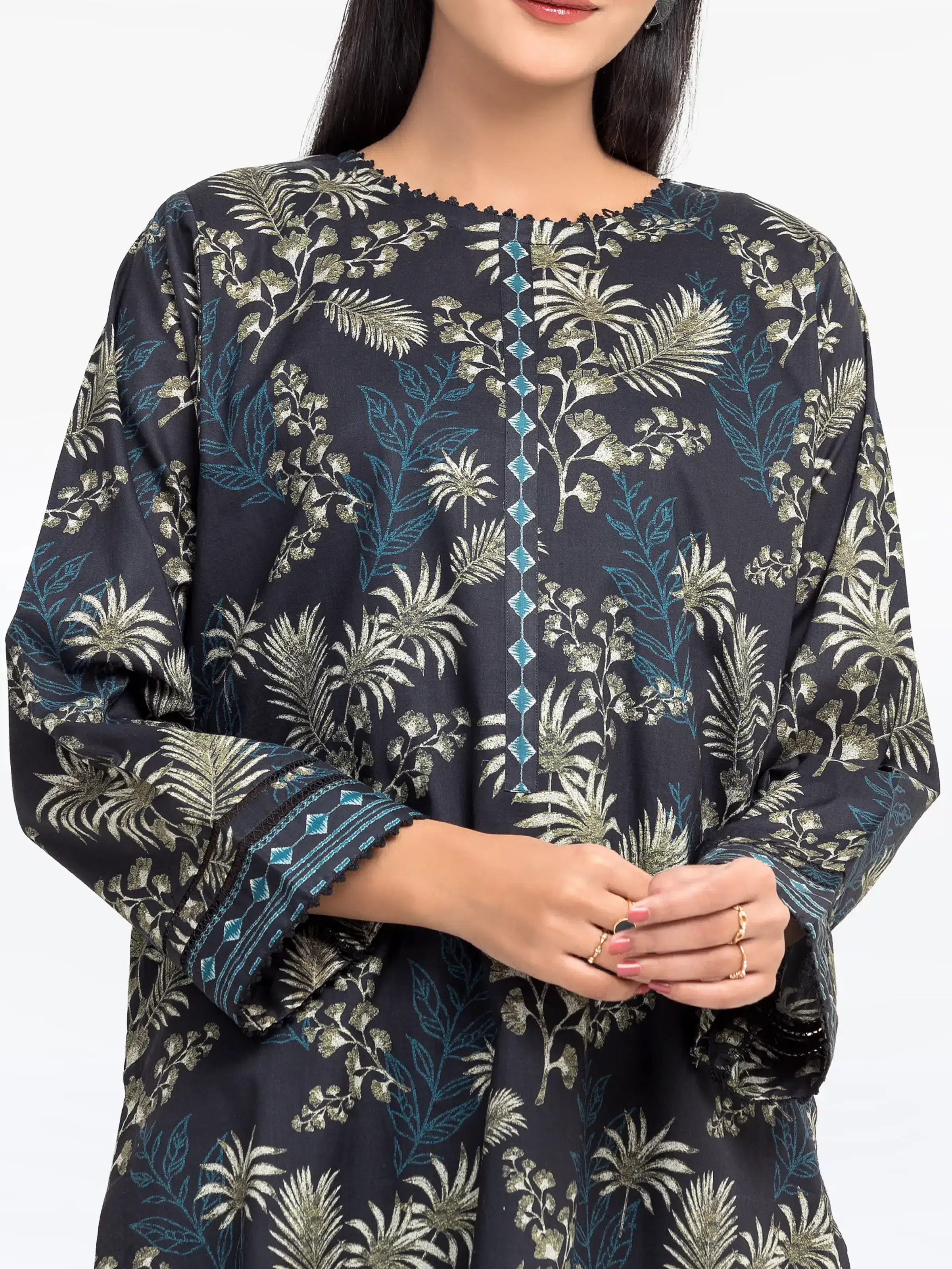 Printed Cambric Co-Ord Set - EWTKP5-81661ST - Image 2