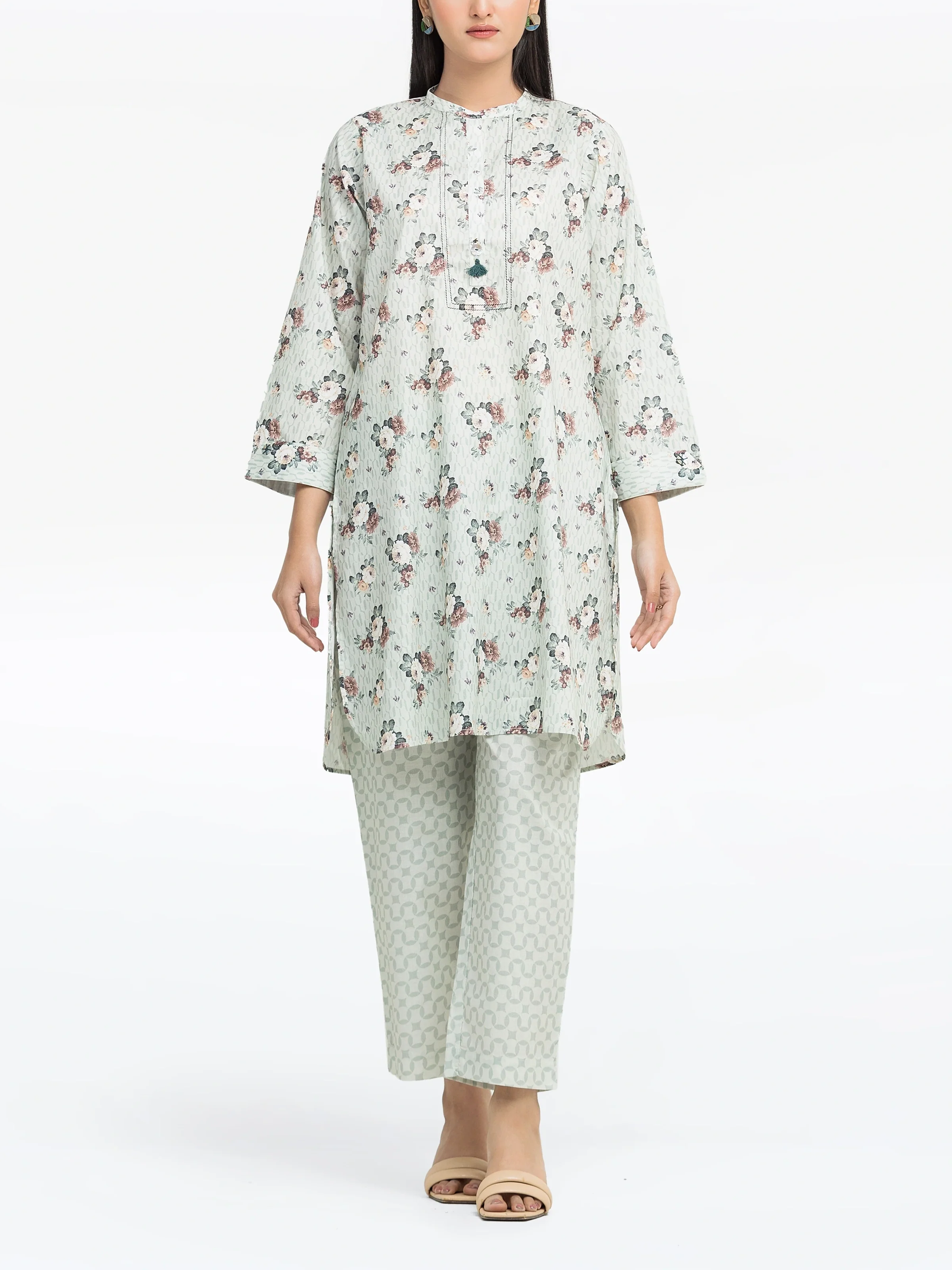 Printed Cambric Co-Ord Set - EWTKP5-81666ST