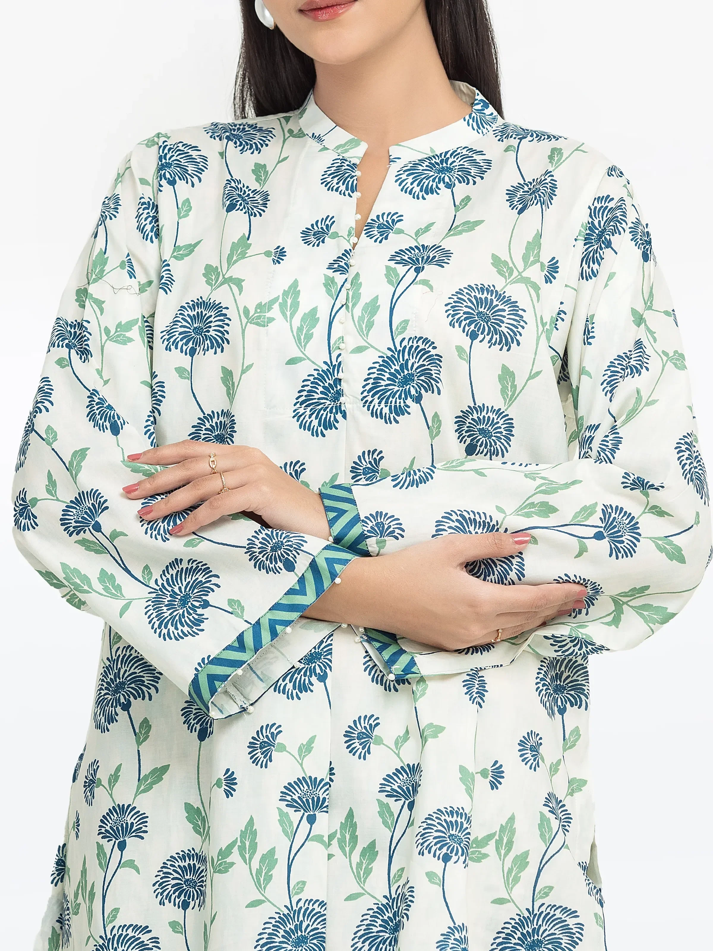 Printed Cambric Co-Ord Set - EWTKP5-81669ST - Image 2