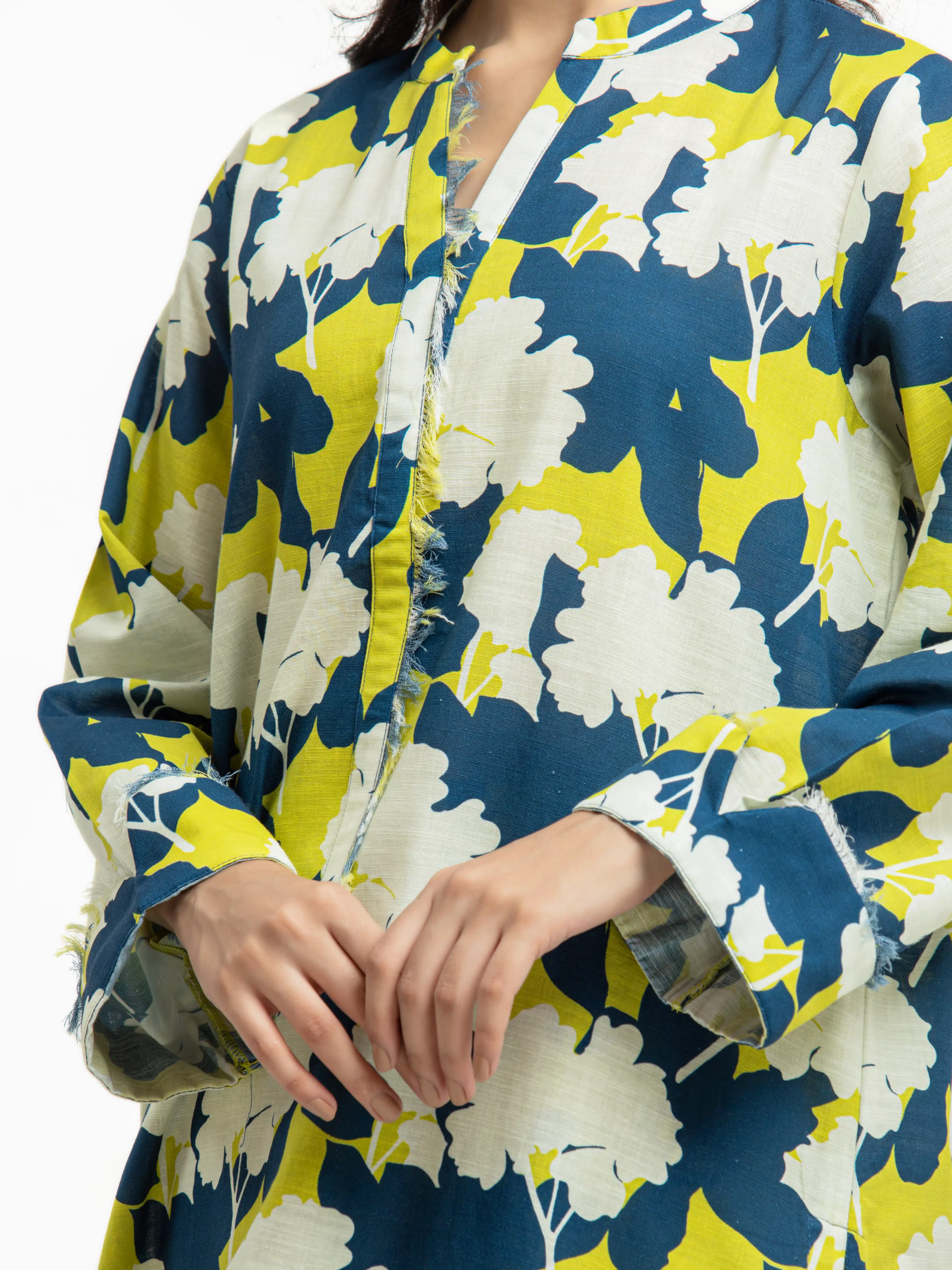Printed Khaddar Shirt Trouser - EWTKP24-81389ST - Image 2